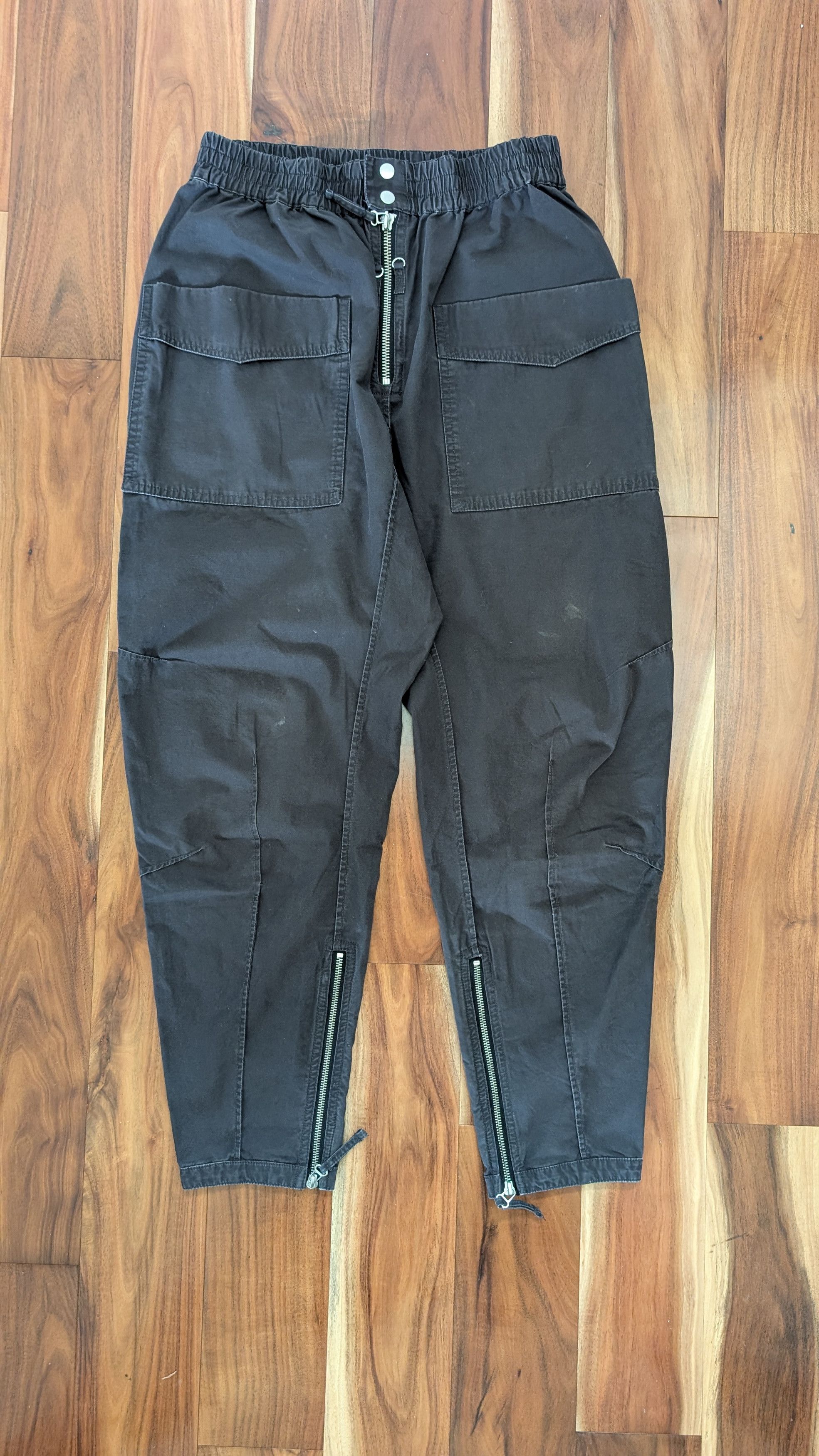 Isabel Marant Isabel Marant Yilsen Ankle Zip Pants Dark Gray Size US 34 / EU 50 - 1 Thumbnail
