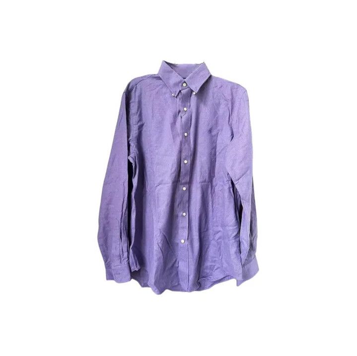 Polo Ralph Lauren Polo Ralph Lauren Men's Purple Long-Sleeve Button-Up Shirt Size US M / EU 48-50 / 2 - 1 Thumbnail