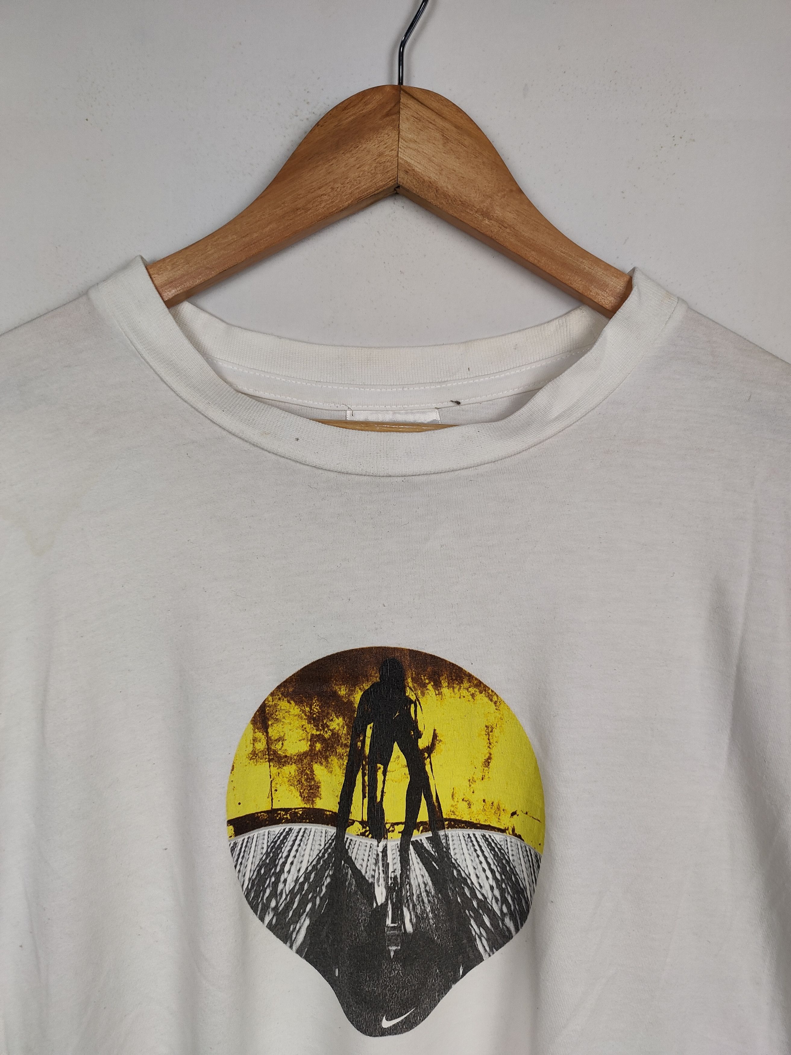 Nike × Vintage Vintage 90s Nike Running Shirt Size US L / EU 52-54 / 3 - 2 Thumbnail