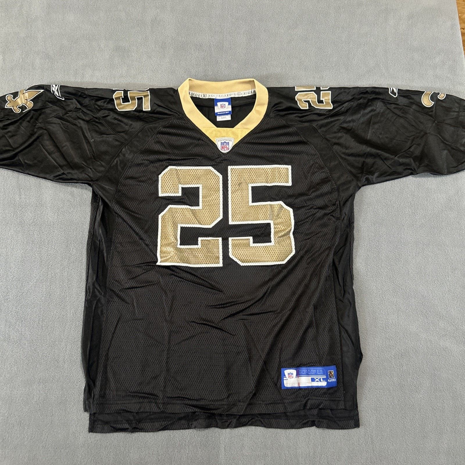 Reebok Reggie Bush New Orleans Saints Black Reebok Jersey Size XL Size US XL / EU 56 / 4 - 1 Thumbnail