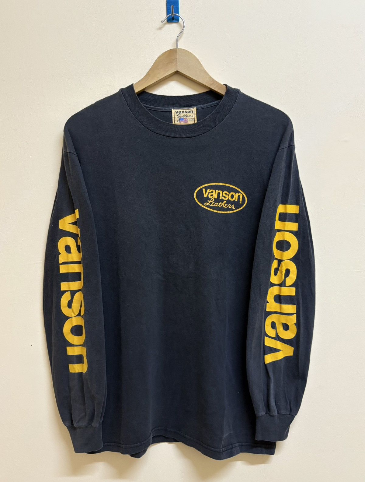 Vanson Leathers Vintage Vanson Leathers Spell Out Star Logo Sleeve Print Size US M / EU 48-50 / 2 - 1 Thumbnail