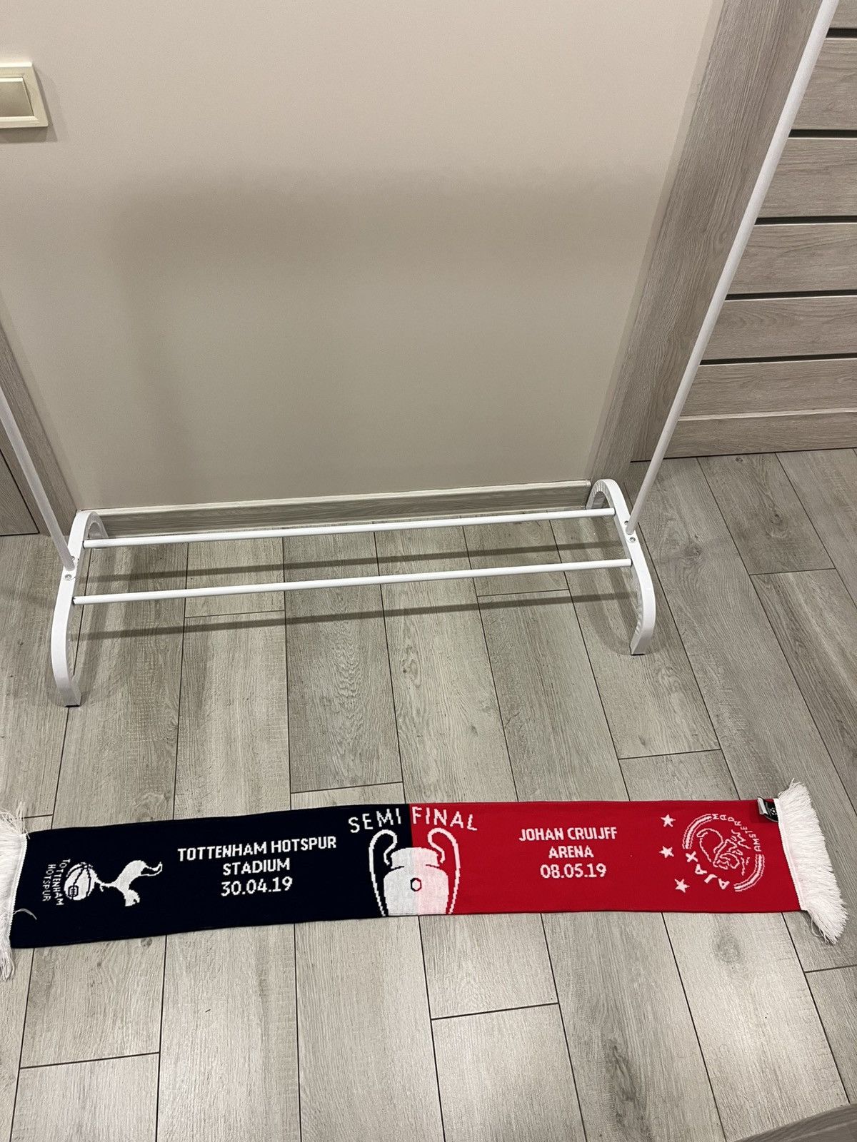 Adidas Ajax Tottenham Hotspur Semi Final Scarf Champions League Size ONE SIZE - 1 Thumbnail