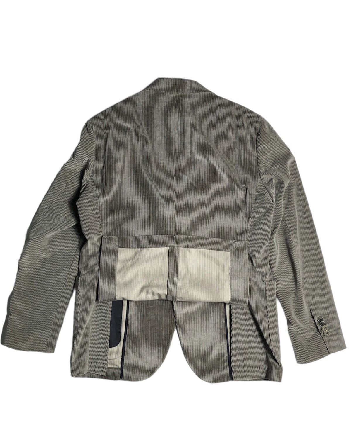 Lardini Lardini corduroy cotton/cashmere blazer jacket Size US L / EU 52-54 / 3 - 3 Thumbnail