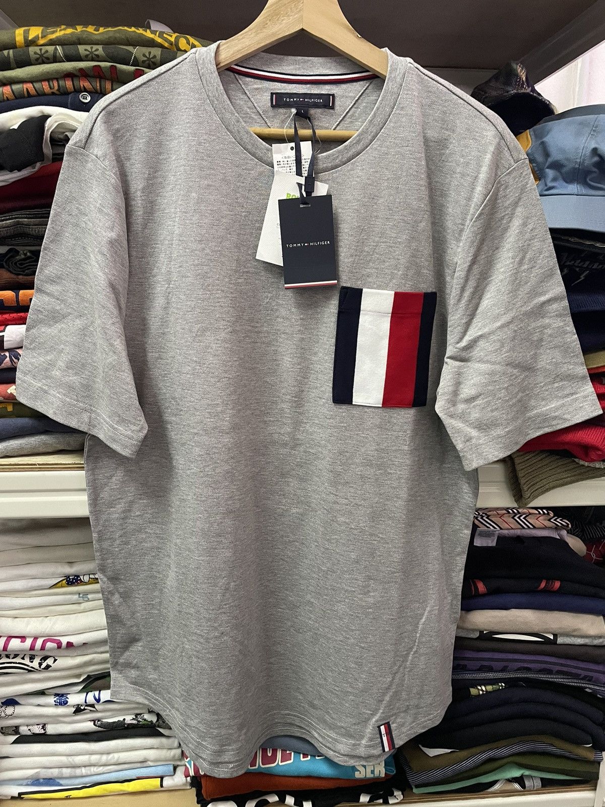 Tommy Hilfiger Vintage Tommy Hilfiger New With Tag Shirt Size US L / EU 52-54 / 3 - 2 Thumbnail