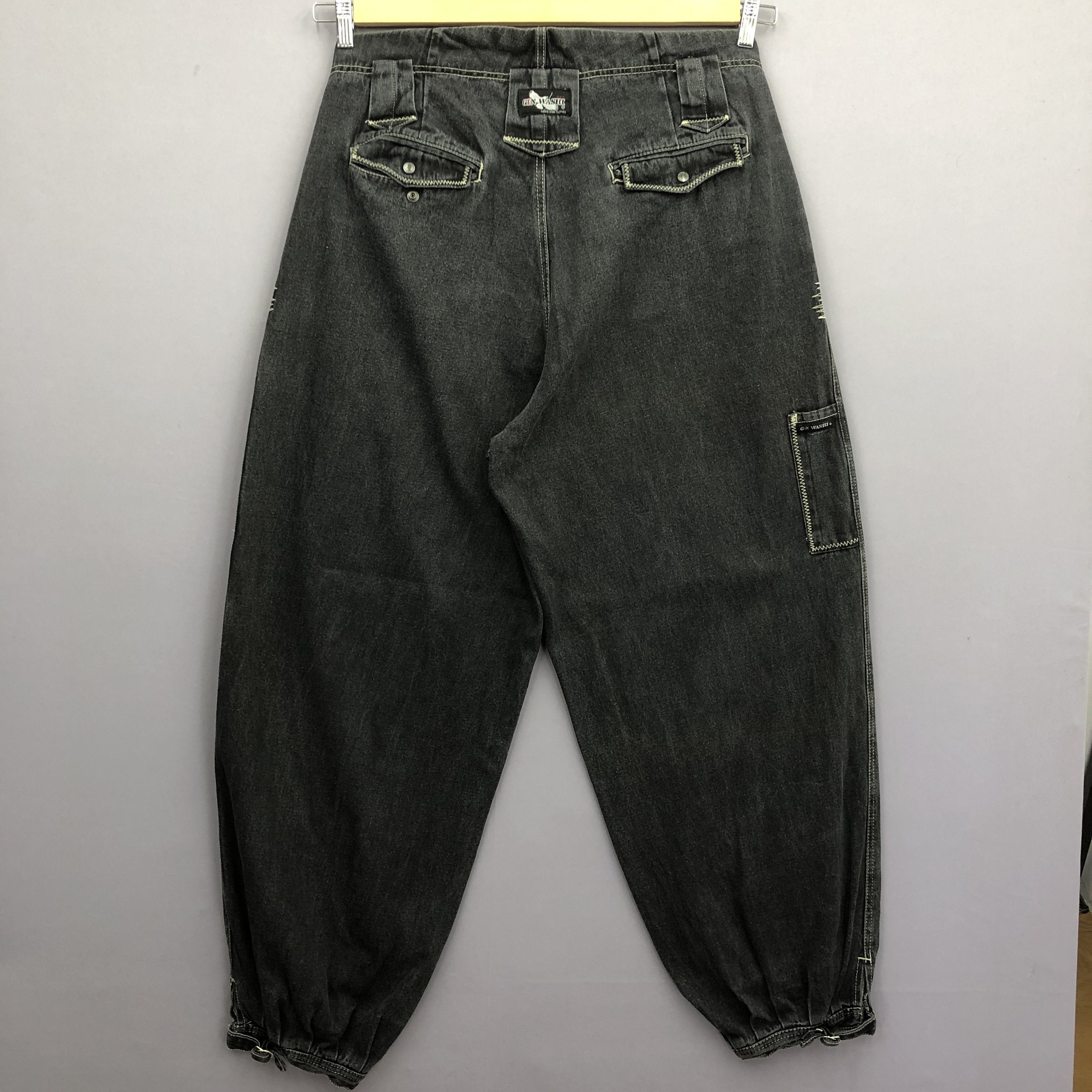 JNCO Crazy Vintage Baggy Japanese Jeans Jogger Skater Faded Denim Size US 32 / EU 48 - 1 Thumbnail