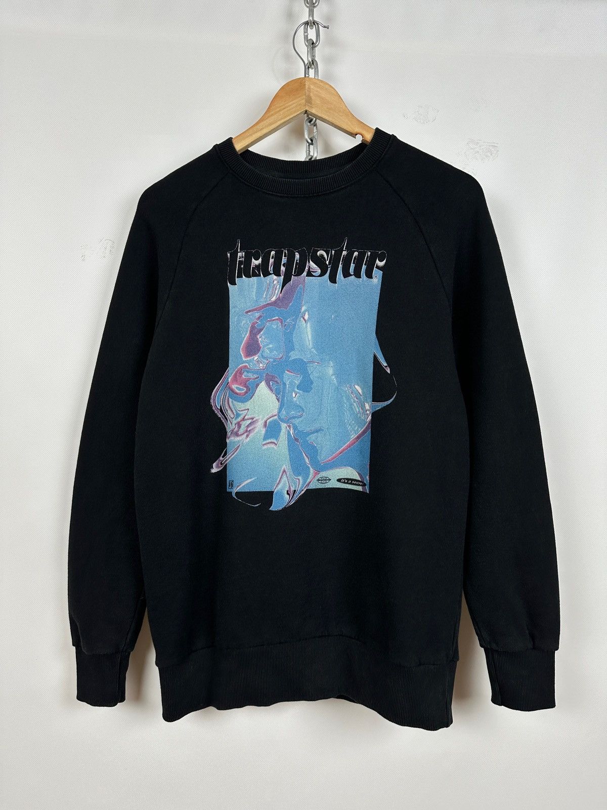Trapstar Black Drill Big Logo Sweatshirt