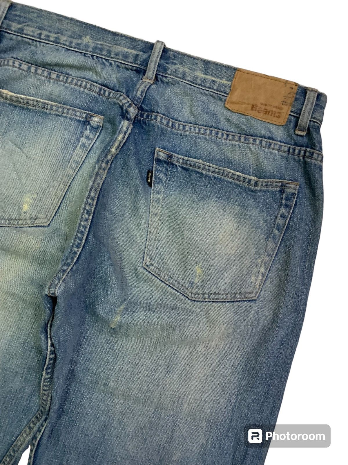 Beams Plus 💥Vintage Beams Plus Ripped Denim Size US 34 / EU 50 - 7 Thumbnail