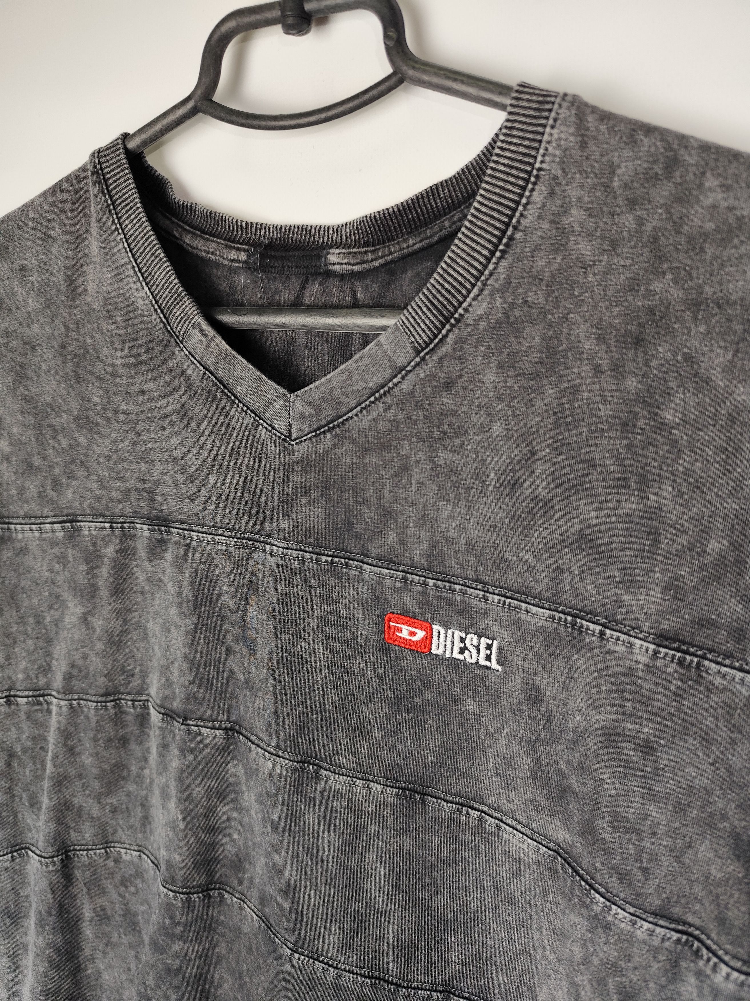 Diesel Y2K Vintage Diesel Tee Shirt Archive Hype Stonewash Size US M / EU 48-50 / 2 - 2 Thumbnail