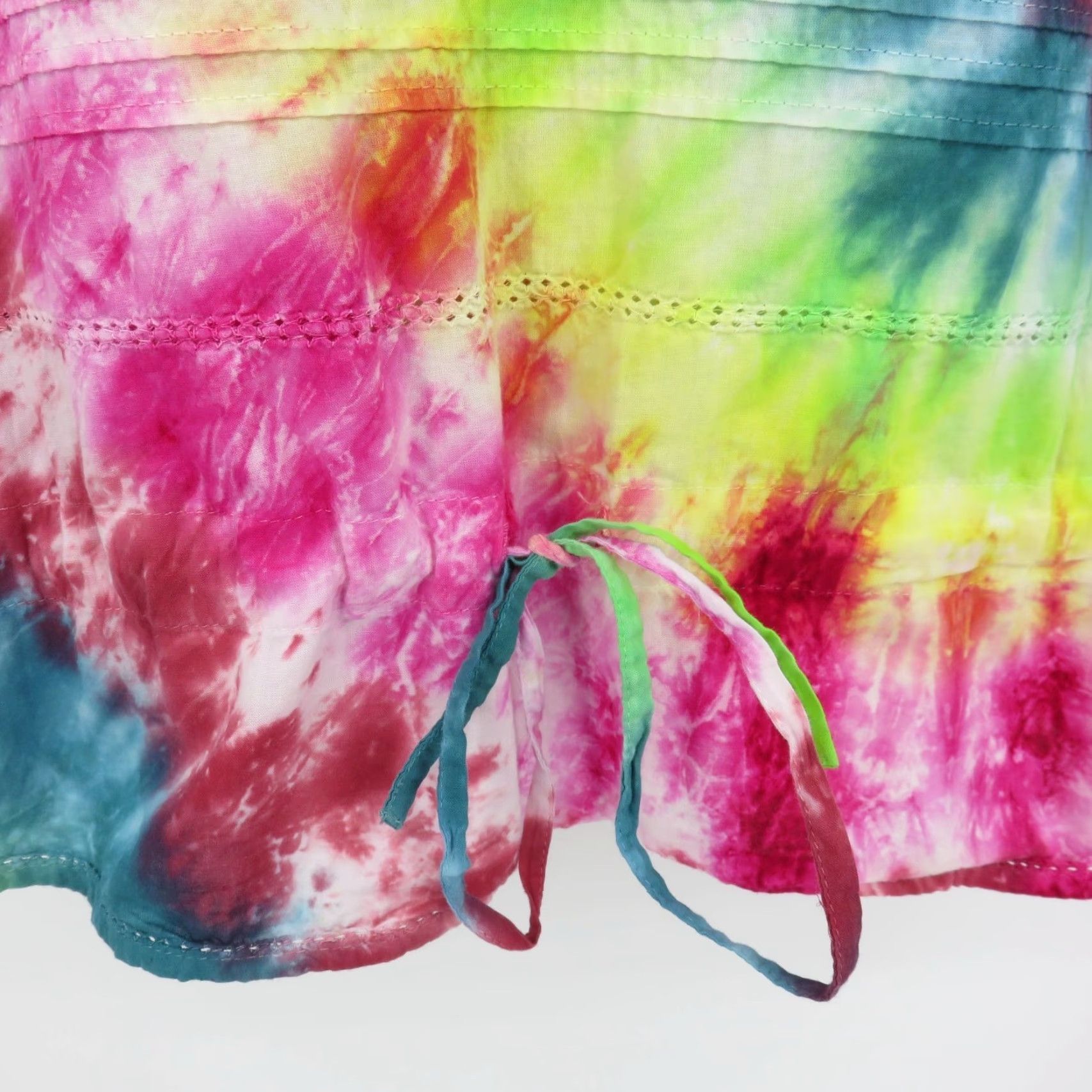 Mossimo Mossimo Supply Co Women Small Tie Dye Spaghetti Strap Tank Top Button Pleated Size S / US 4 / IT 40 - 4 Thumbnail