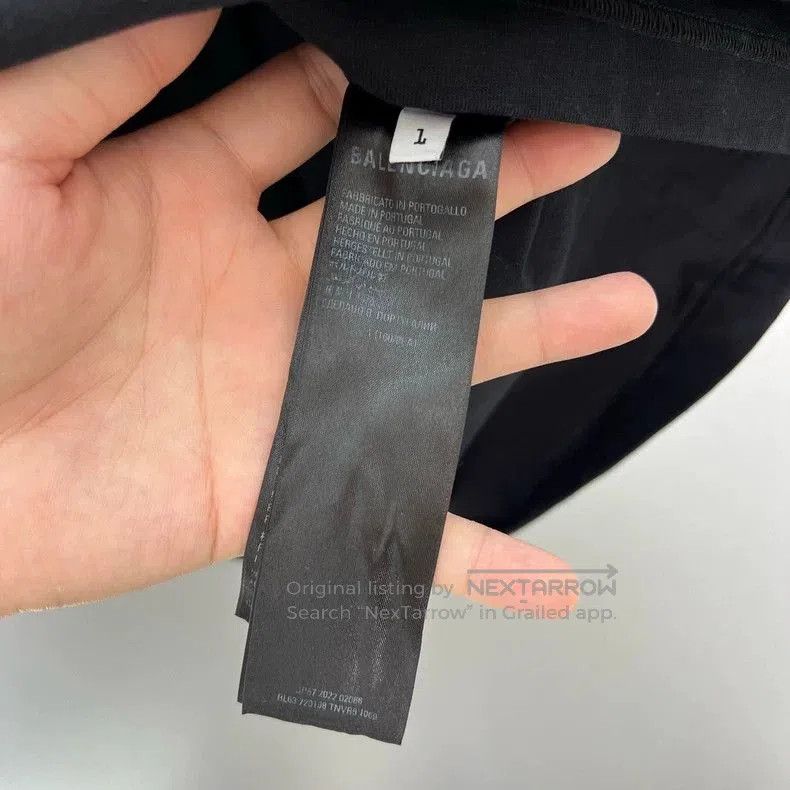 Balenciaga Balenciaga Embroidered Logo Short Sleeve. Size US XXL / EU 58 / 5 - 3 Thumbnail