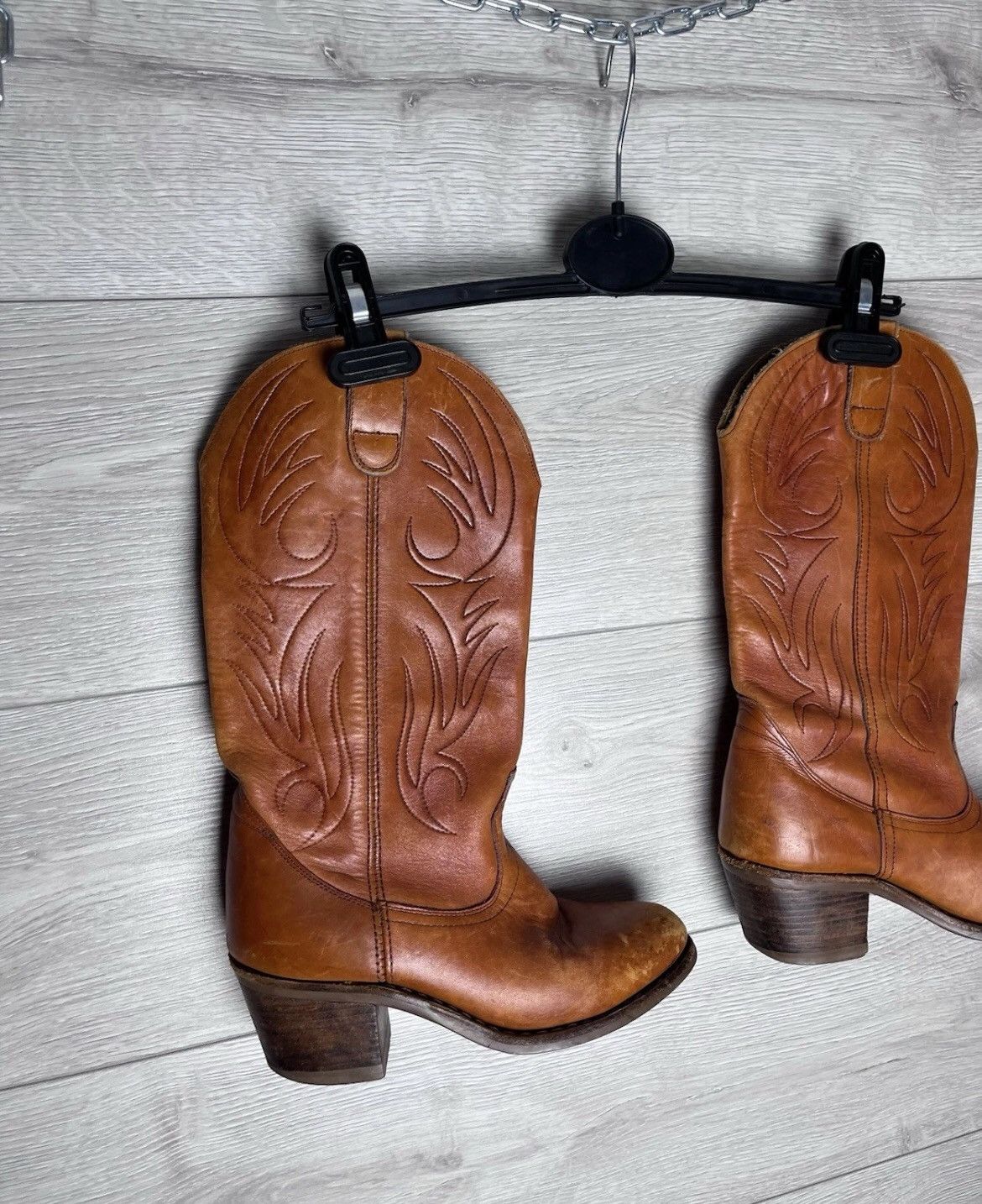 Other Vintage women’s Cowboy Boots size 5 made in Moldova 🇲🇩 Size US 5 / IT 35 - 6 Thumbnail