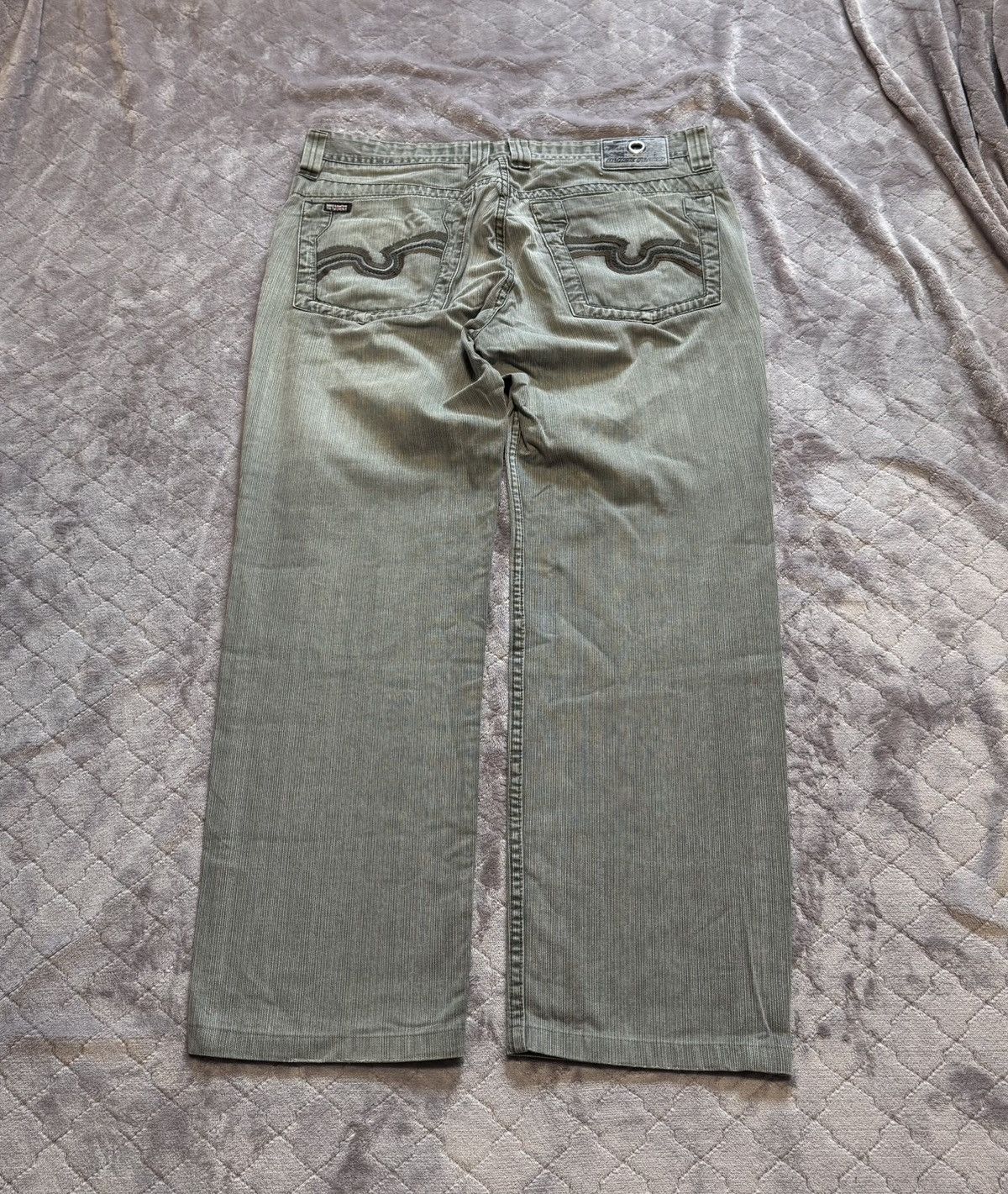 Japanese Brand × Vintage Vintage sk8 rap Black Plumb Denim Pants Size US 38 / EU 54 - 2 Thumbnail