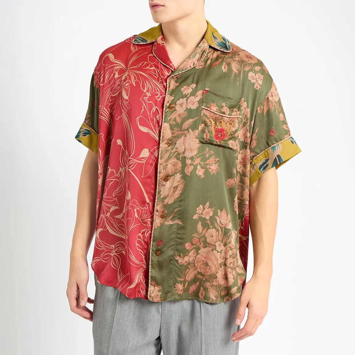 Vivienne Westwood o1y0525 Logo Patterned Shirt in Multicolor Size US M / EU 48-50 / 2 - 1 Thumbnail