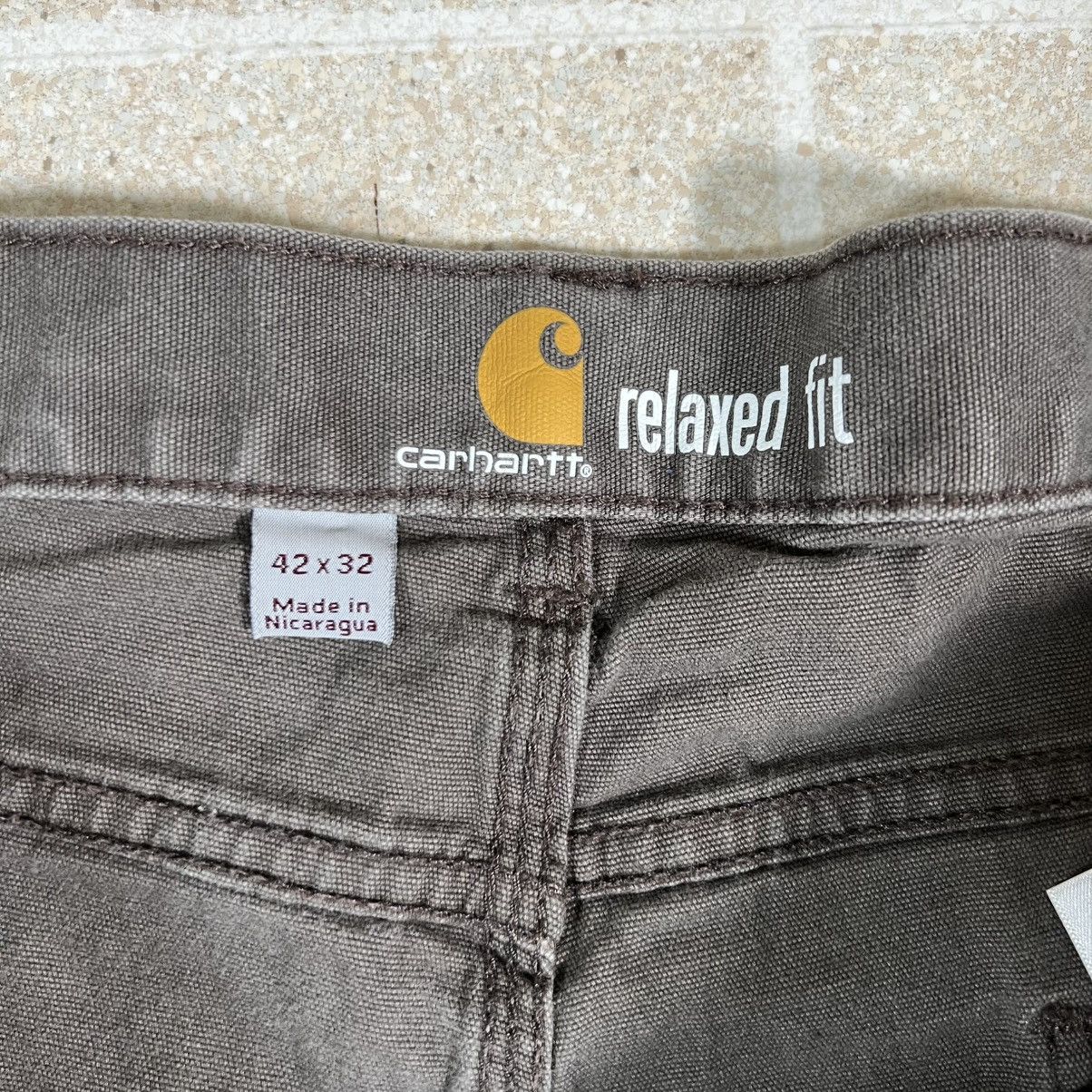 Carhartt Carhartt Pants 42/32 Relaxed Fit Brown Rugged Flex Carpenter Size US 42 / EU 58 - 5 Thumbnail