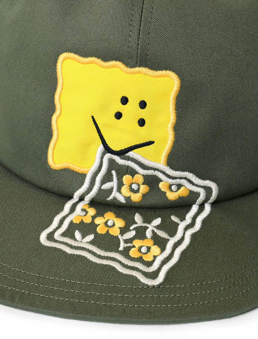 Kapital Chino Baseball Cap (PECKISH RAINBOWY Embroidery) Size ONE SIZE - 7 Thumbnail