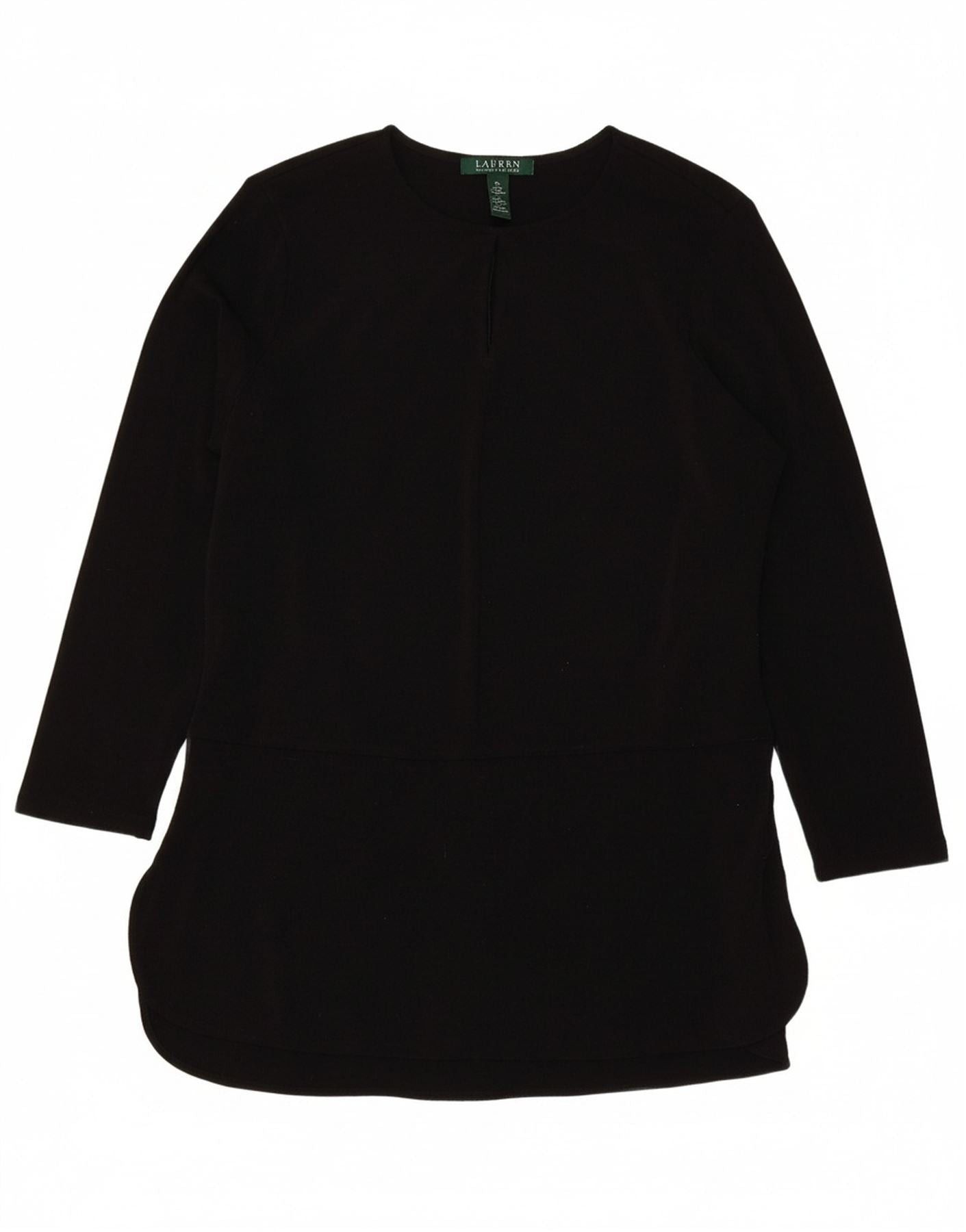 Ralph Lauren Womens Tunic Dress UK 14 Medium Black Polyester Size S / US 4 / IT 40 - 1 Thumbnail