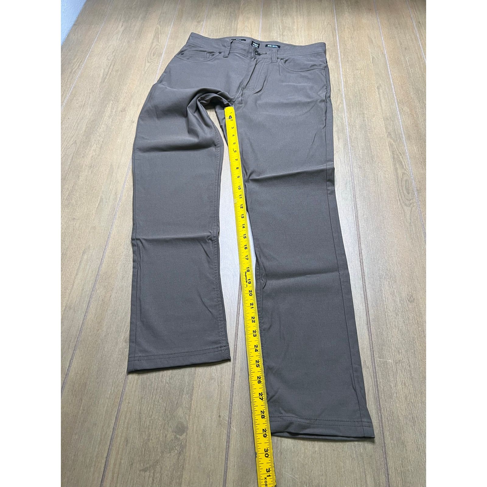 Prana prAna Slim Fit Pants Mens 32x30 Brown Stretch Outdoor Size US 32 / EU 48 - 5 Thumbnail