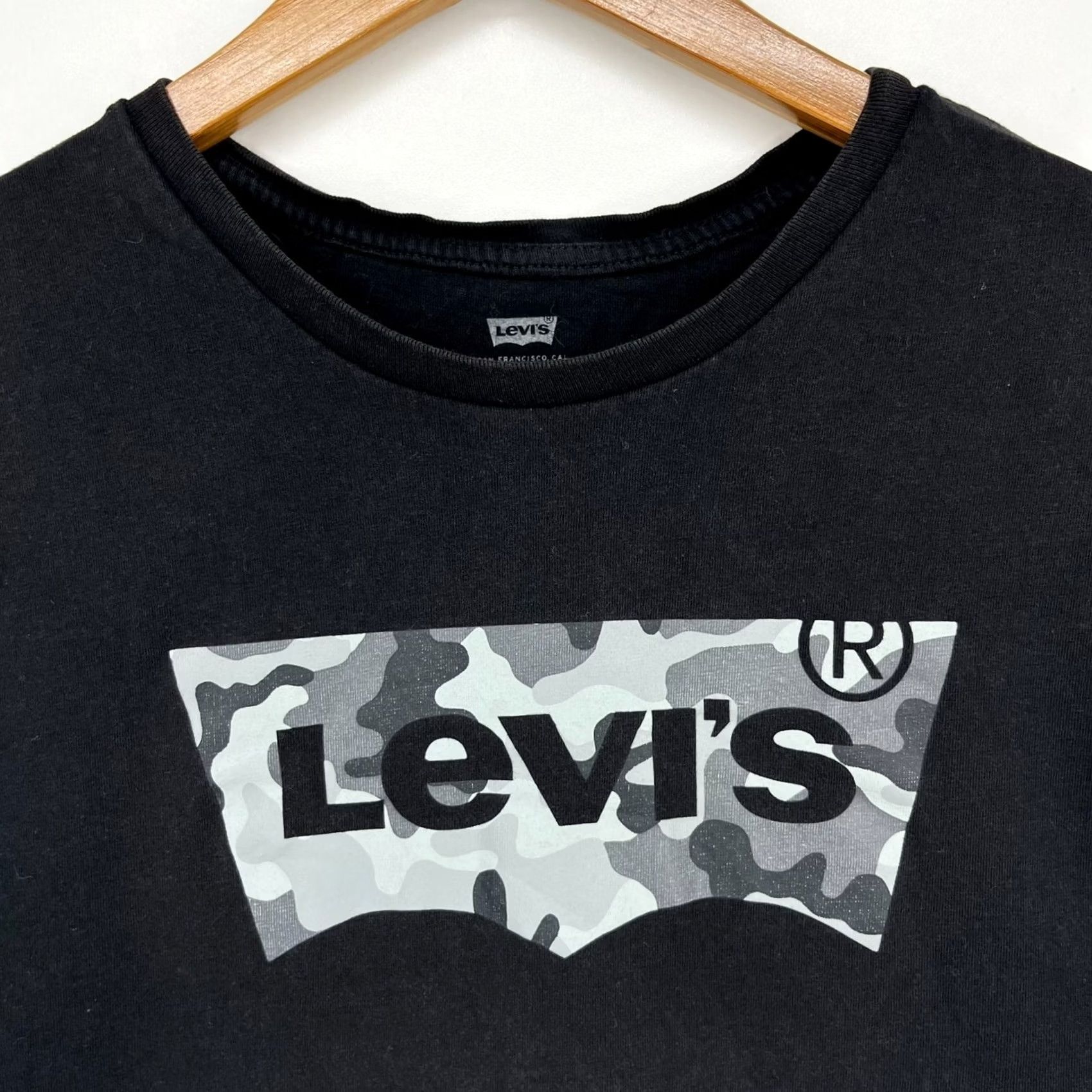 Levi's Levi's T-Shirt Men's M Black Camouflage Logo Short Sleeve Crew Neck Cotton Size US M / EU 48-50 / 2 - 4 Thumbnail