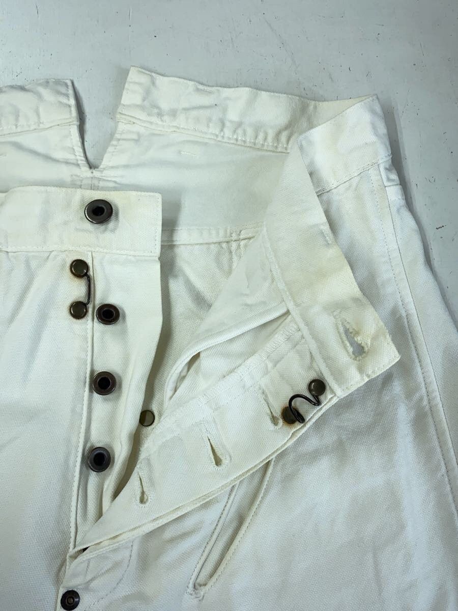 Kapital Kapital Canvas Modified Cinch Back Cotton Pants White Size US 32 / EU 48 - 3 Thumbnail