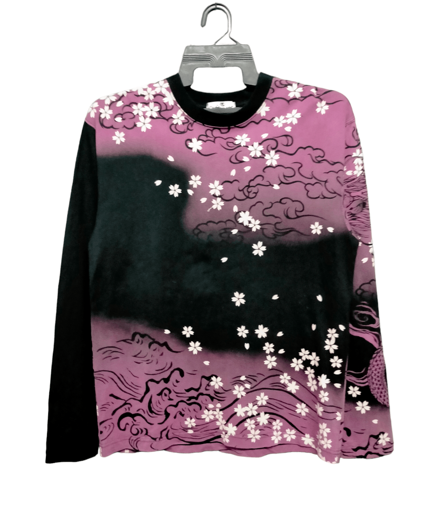 Japanese Brand Karakuri Tamashi Embroiderd Fish koi x Dragon tee Size US L / EU 52-54 / 3 - 9 Thumbnail