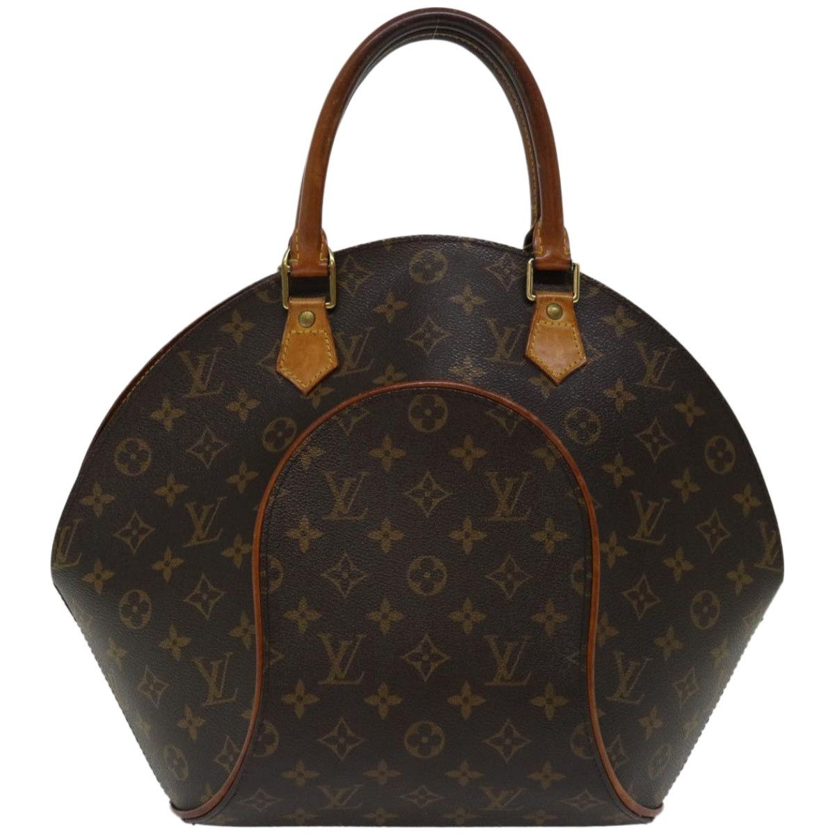 Louis Vuitton Ellipse Brown Canvas Handbag (Pre-Owned) Size ONE SIZE - 1 Thumbnail
