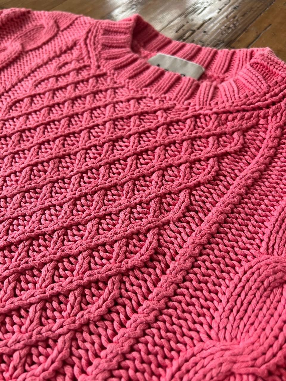 Acne Studios Acne Studios Lia Cable cotton sweater Size XS / US 0-2 / IT 36-38 - 5 Thumbnail