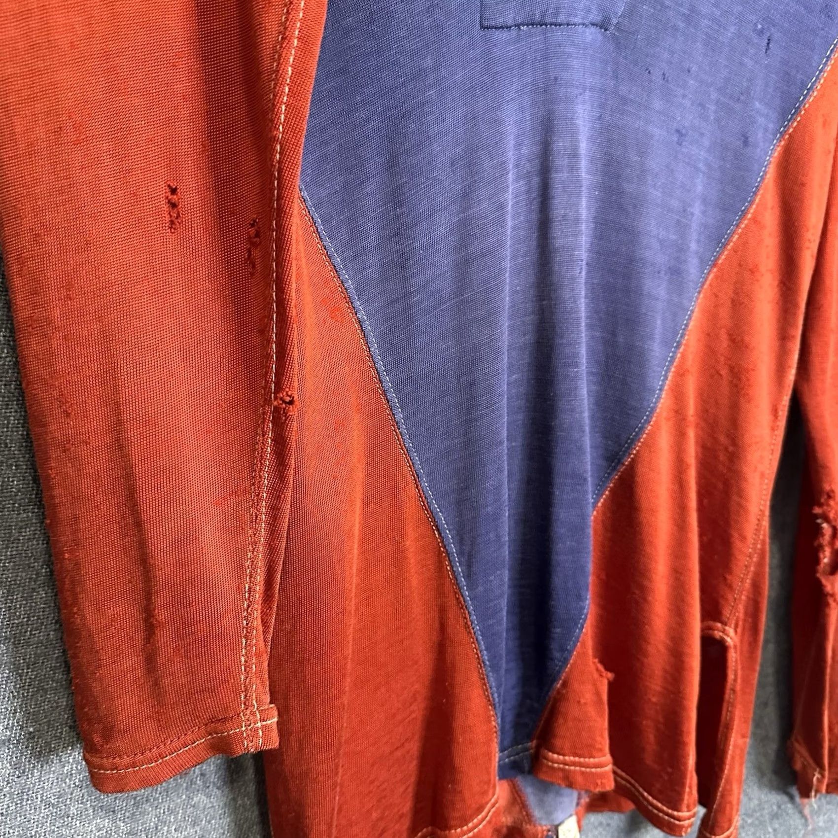 Vintage VINTAGE Martin’s Bakery Durene Rugby Jersey Long Sleeve Distressed Large L Mens Size US L / EU 52-54 / 3 - 7 Thumbnail
