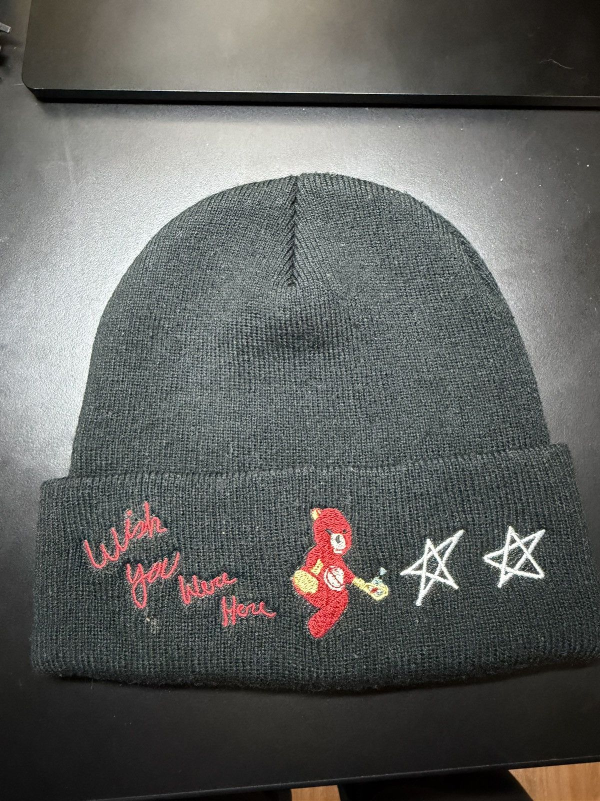 Travis Scott Travis Scott Astroworld Wish You Were Here Beanie Size ONE SIZE - 4 Thumbnail