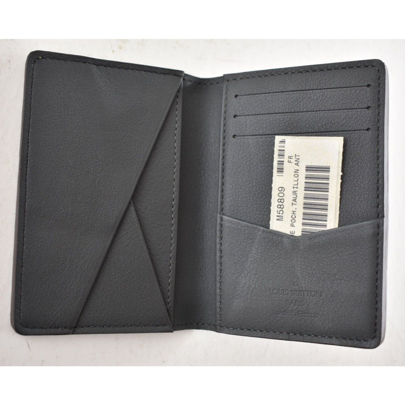 Louis Vuitton Louis Vuitton Grey LV Logo Pocket Organizer Wallet Size ONE SIZE - 6 Thumbnail