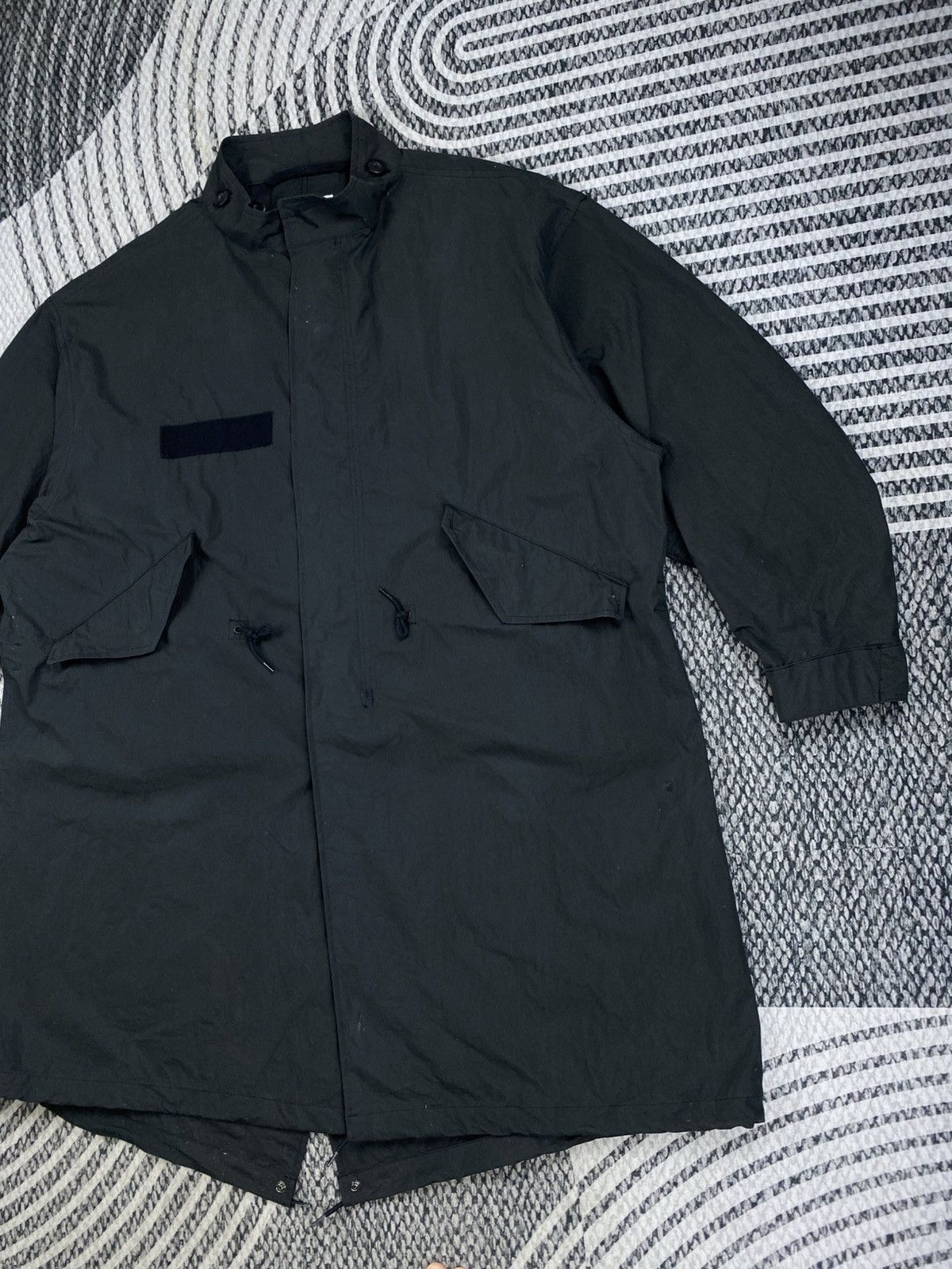 Daytona Vintage Extreme Cold Fishtail Washed Black Parka Size US XXL / EU 58 / 5 - 4 Thumbnail