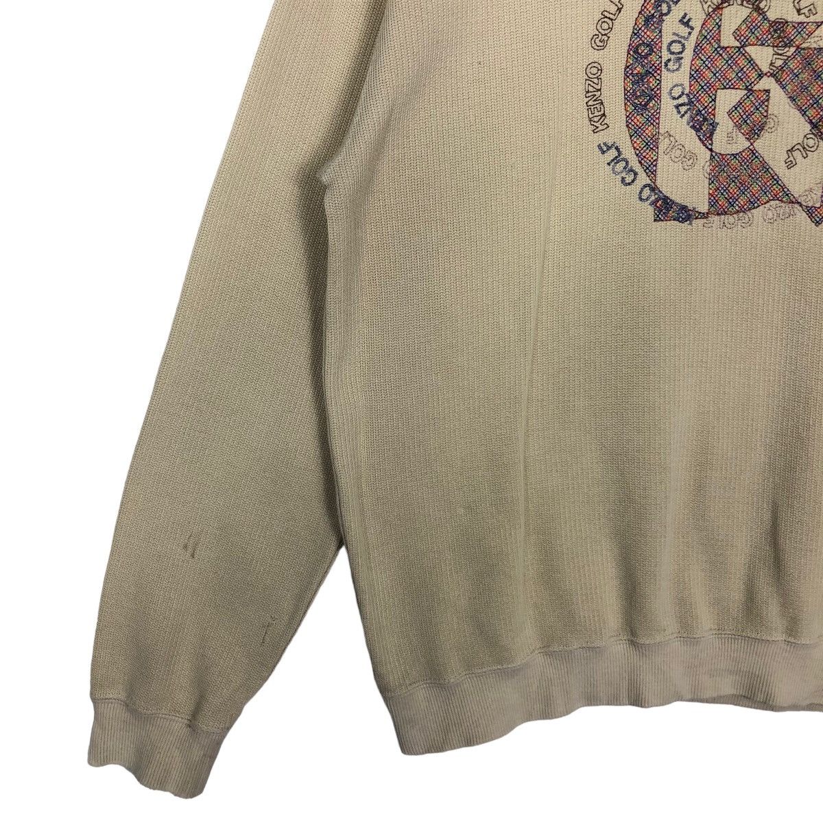 Japanese Brand 🔥90’s Vintage Distressed Sweatshirt Kenzo Embroidery Logo Size US M / EU 48-50 / 2 - 3 Thumbnail