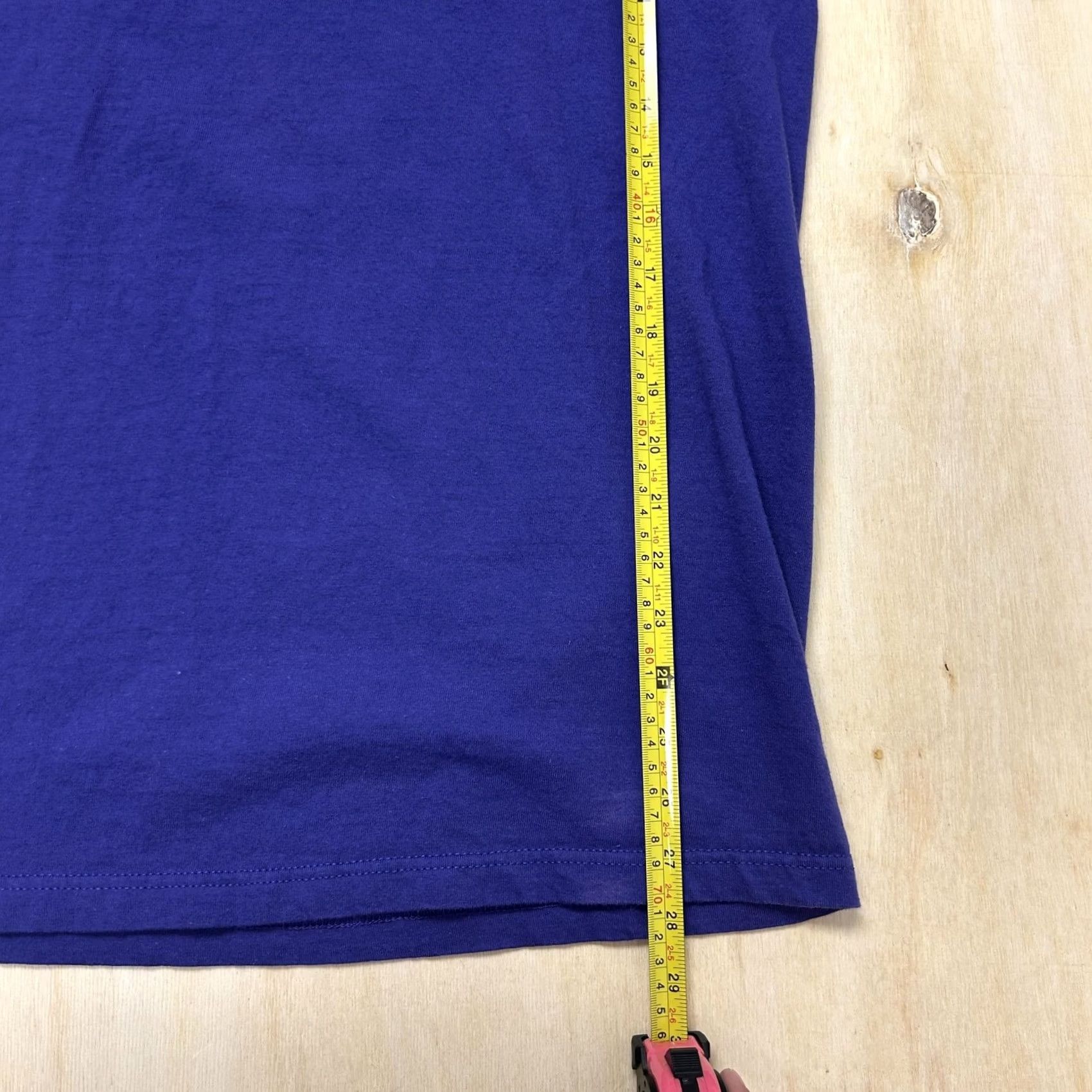 Delta Vintage Delta Pro Weight T-Shirt Mens Large Purple Moose Saloon Ocean City Maryland Bar Tee Size US L / EU 52-54 / 3 - 5 Thumbnail