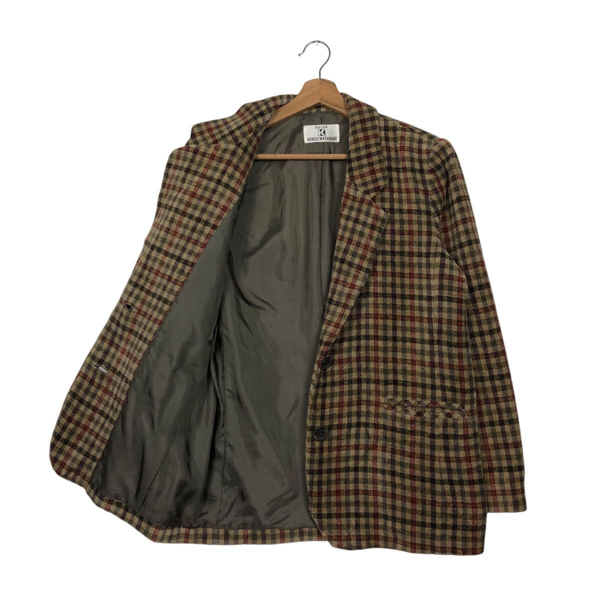 Japanese Brand 📌Vintage Chore Jacket Kenzo Watanabe Tartan Design Size US M / EU 48-50 / 2 - 12 Thumbnail
