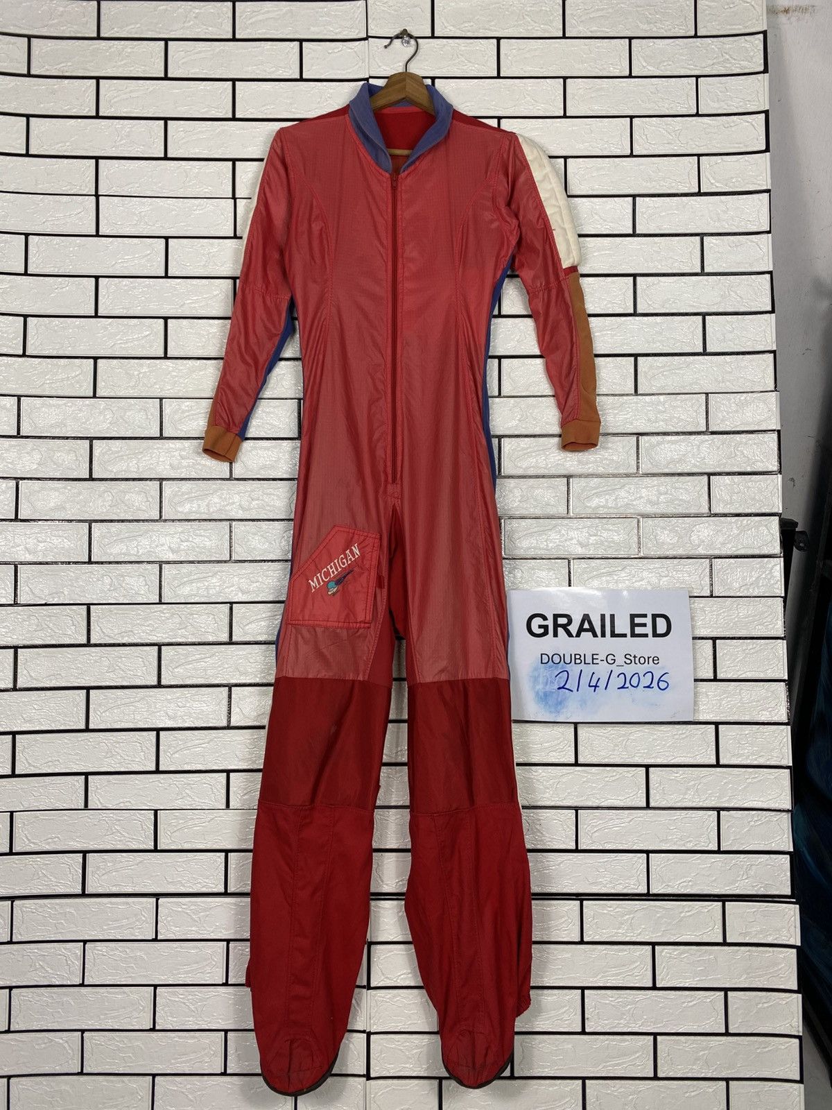 Japanese Brand 📌Vintage Jumpsuit Racing Wear Michigan Size US 30 / EU 46 - 1 Thumbnail