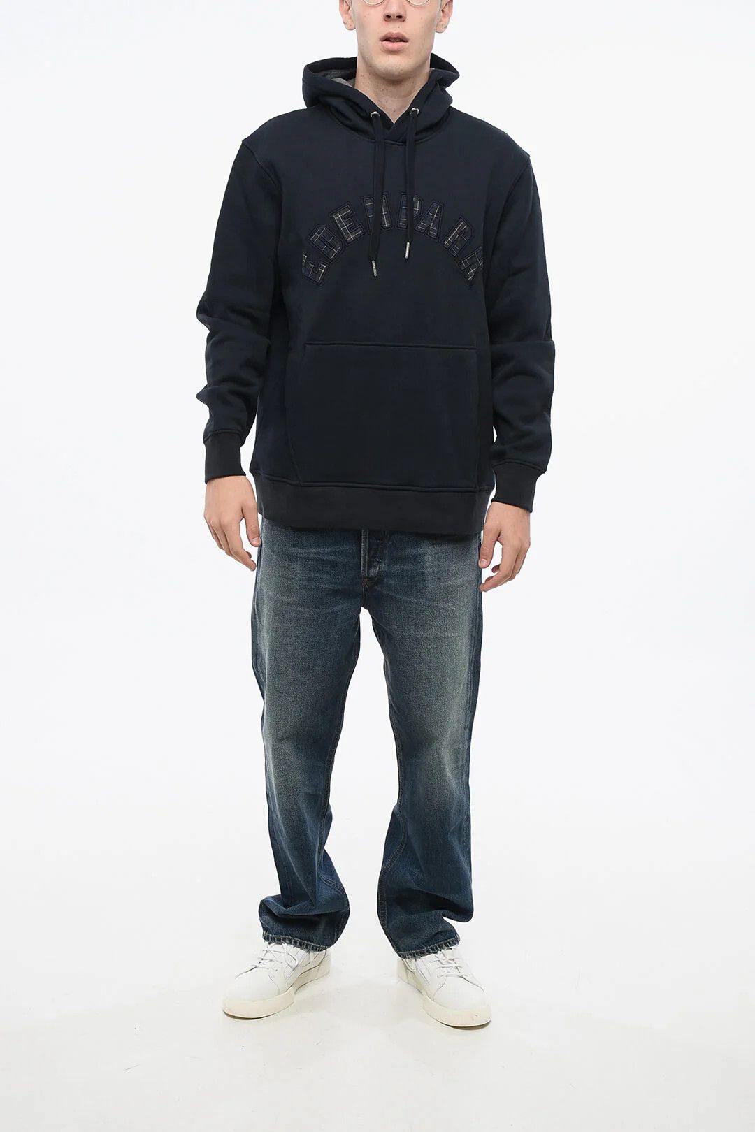 Eden Park og1mm0426 Cotton Hoodie in Blue Size US M / EU 48-50 / 2 - 4 Thumbnail