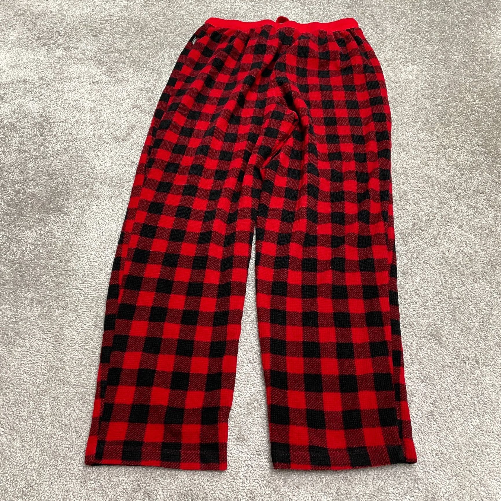 Eddie Bauer Eddie Bauer Pajama Pants Mens Large Red Black Plaid Christmas 32x30 Sleepwear Lounge Size 36" / US 14 / IT 50 - 2 Thumbnail