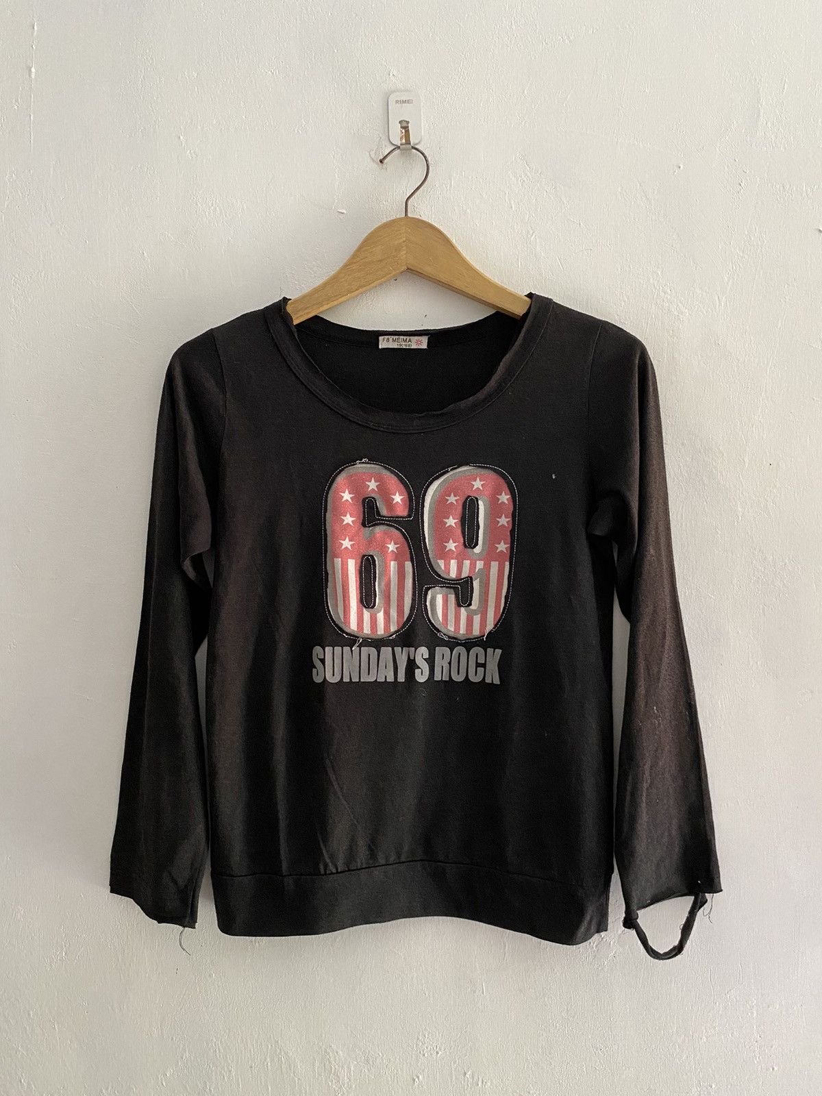 20471120 × Hysteric Glamour × Japanese Brand Vintage sundays rock distressed longsleeve tshirt Size US S / EU 44-46 / 1 - 1 Thumbnail