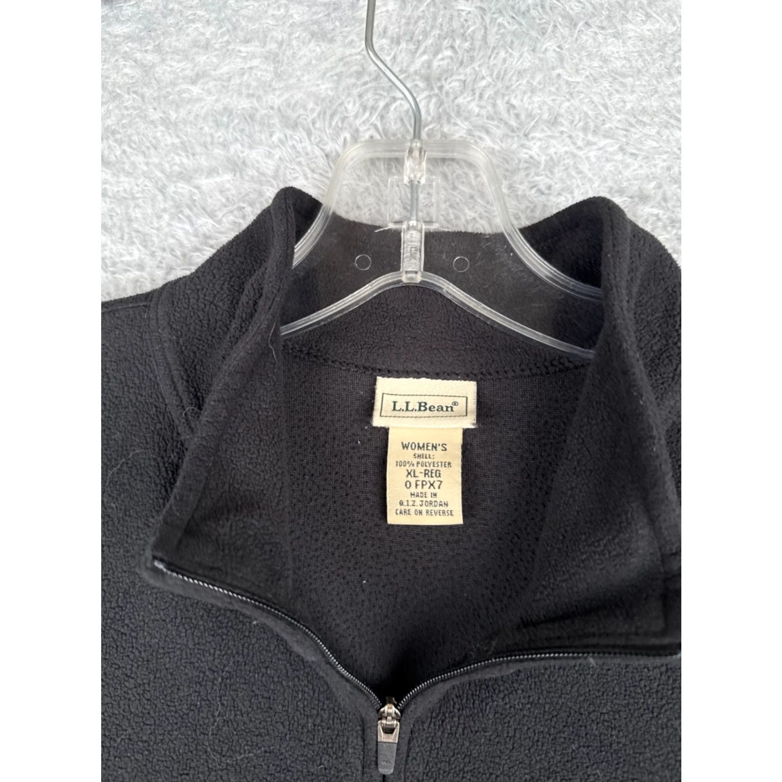 Vintage L.L. Bean Vest Womens Extra Large Black Full Zip Sleeveless Polyester Fleece Pockets Lined Outdoor Hike Womens Size XL / US 12-14 / IT 48-50 - 6 Thumbnail