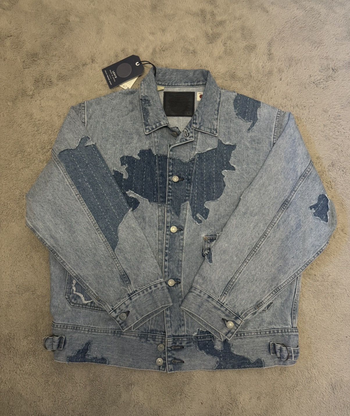 Levi's Made & Crafted Levi’s Made in Japan Utility Trucker Distressed Rare 539$ Size US M / EU 48-50 / 2 - 1 Thumbnail