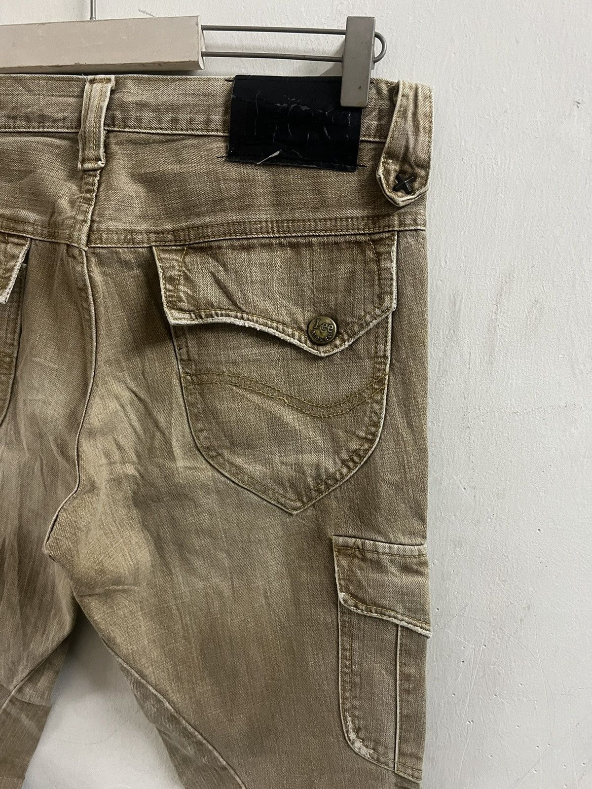 Other FLARED🔥LEE CARGO DISTRESSED DENIM PANT Size US 30 / EU 46 - 14 Thumbnail