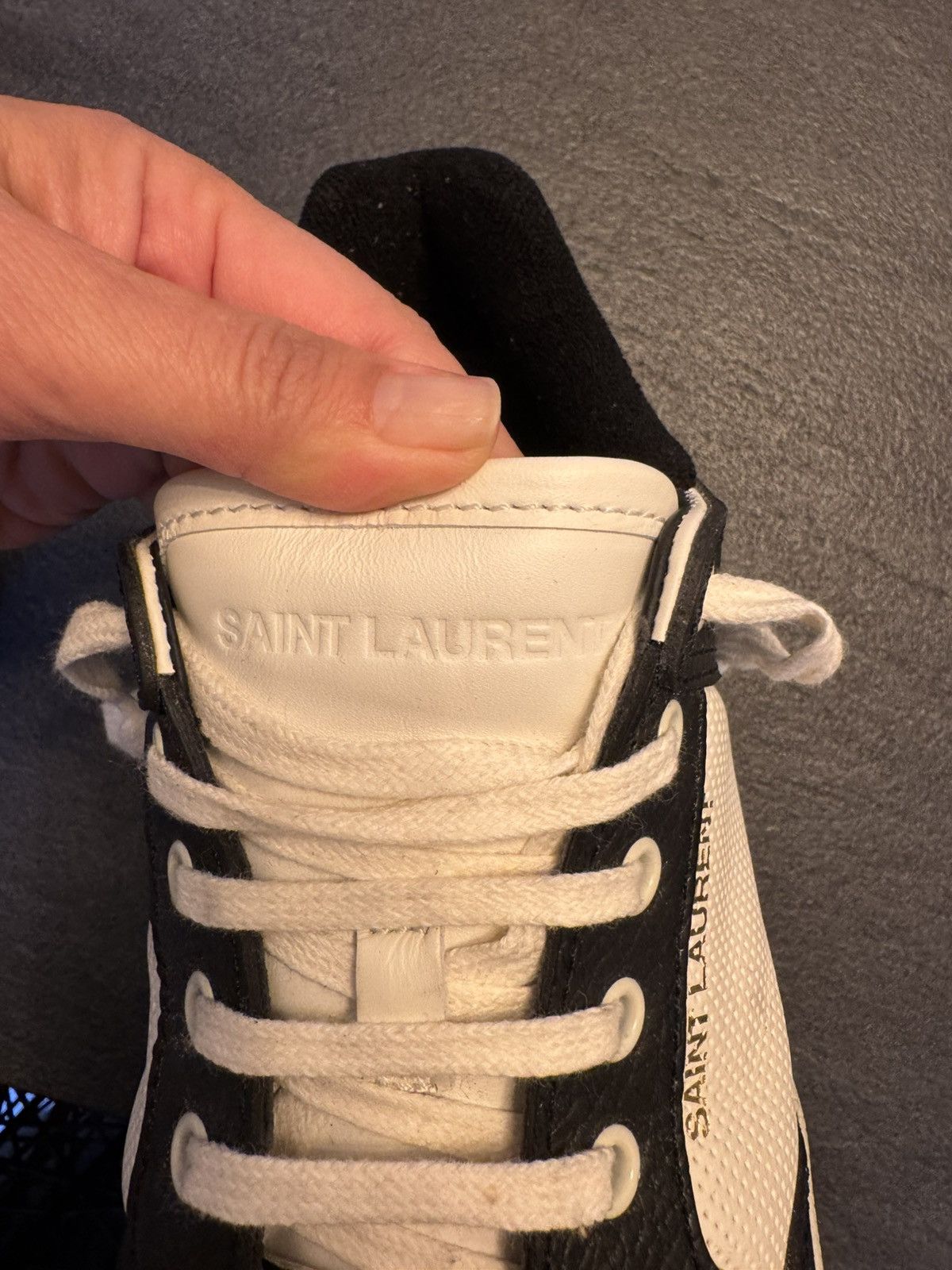 Givenchy Saint Laurent SL/61 Low-Top Sneakers Men’s Size 42 Size US 9 / EU 42 - 4 Thumbnail