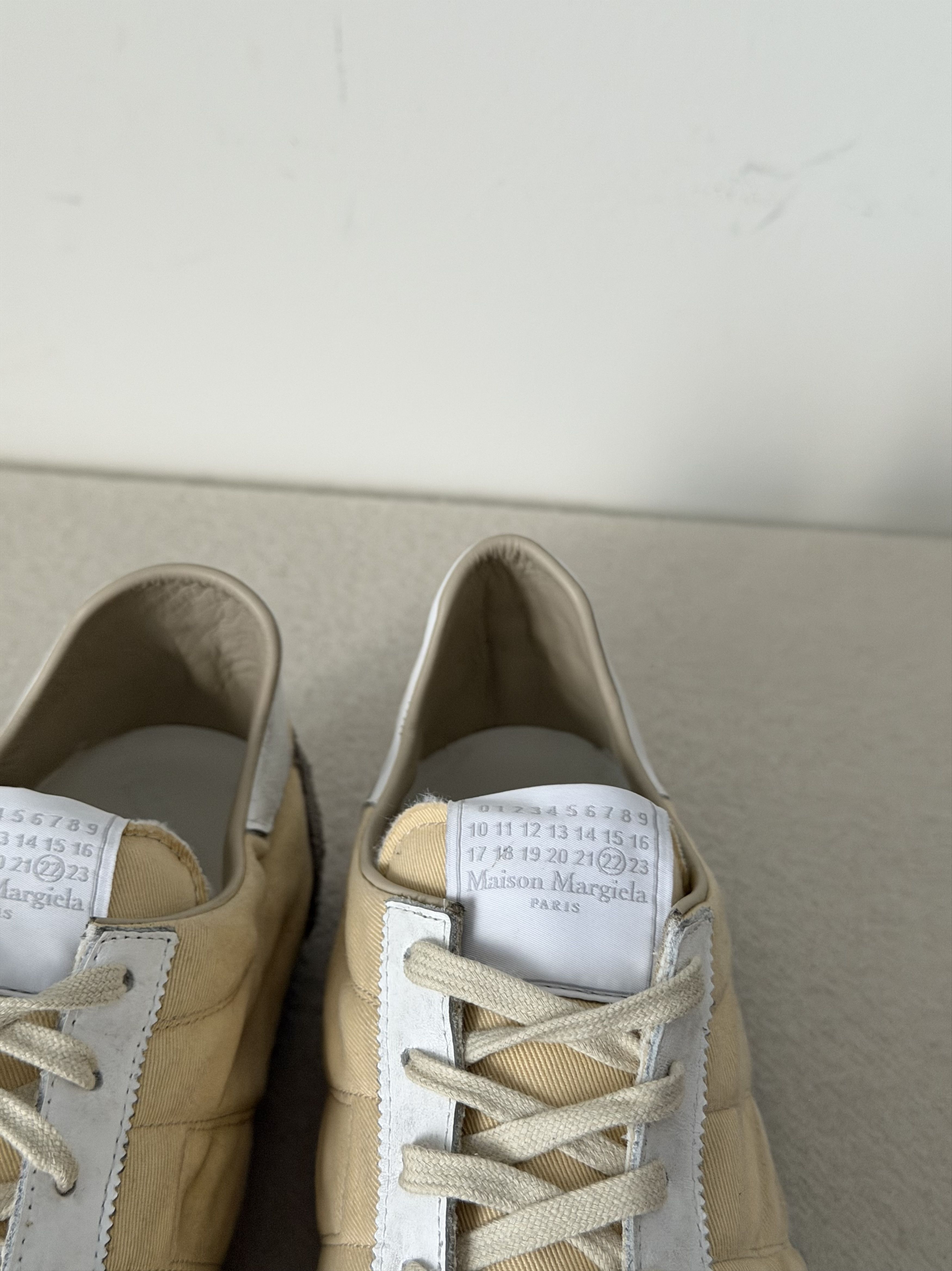 Maison Margiela Maison Margiela Sprinter Low Top Sneakers in Yellow White Size US 11 / EU 44 - 5 Thumbnail