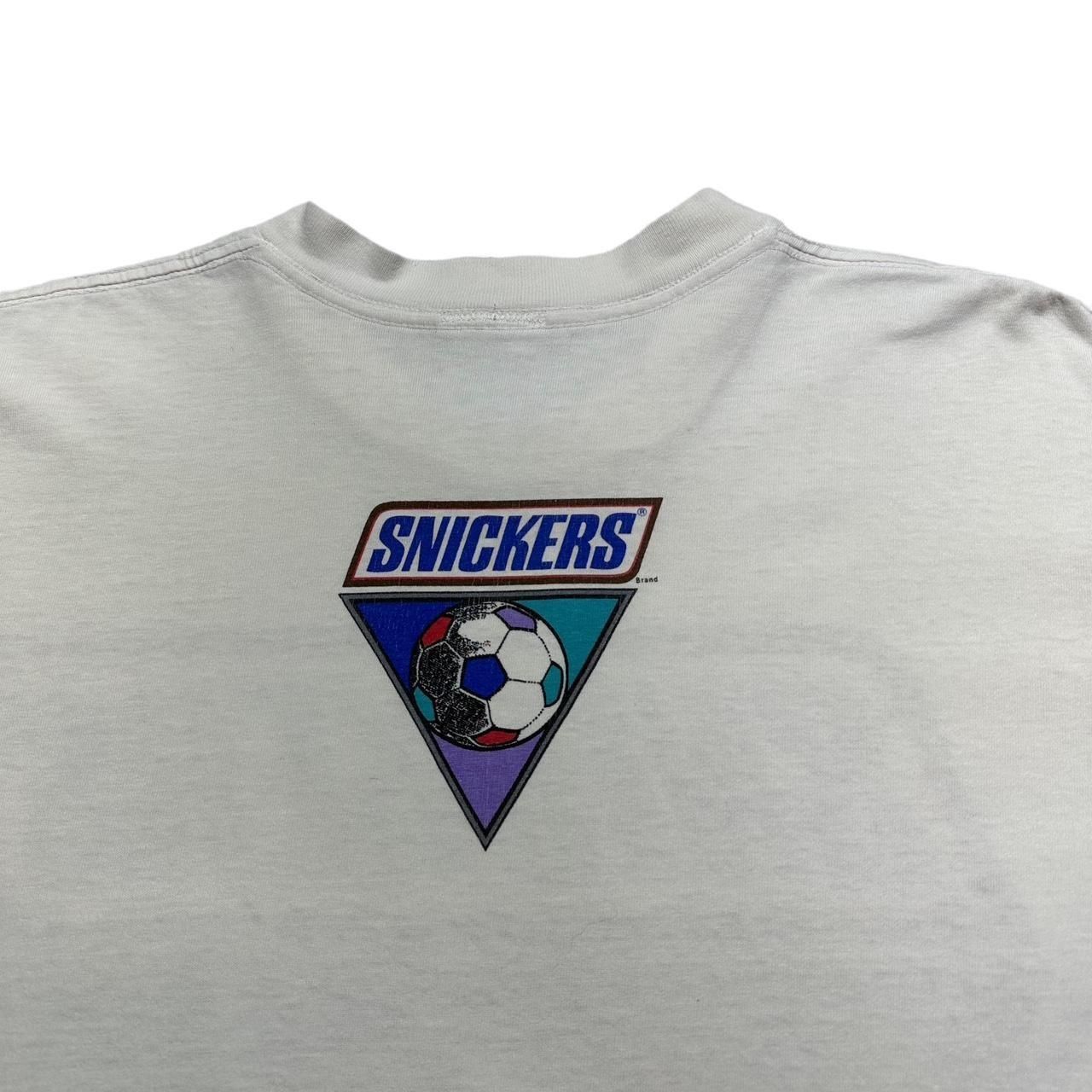 Vintage Vintage Snickers World Cup T-Shirt Size US L / EU 52-54 / 3 - 5 Thumbnail