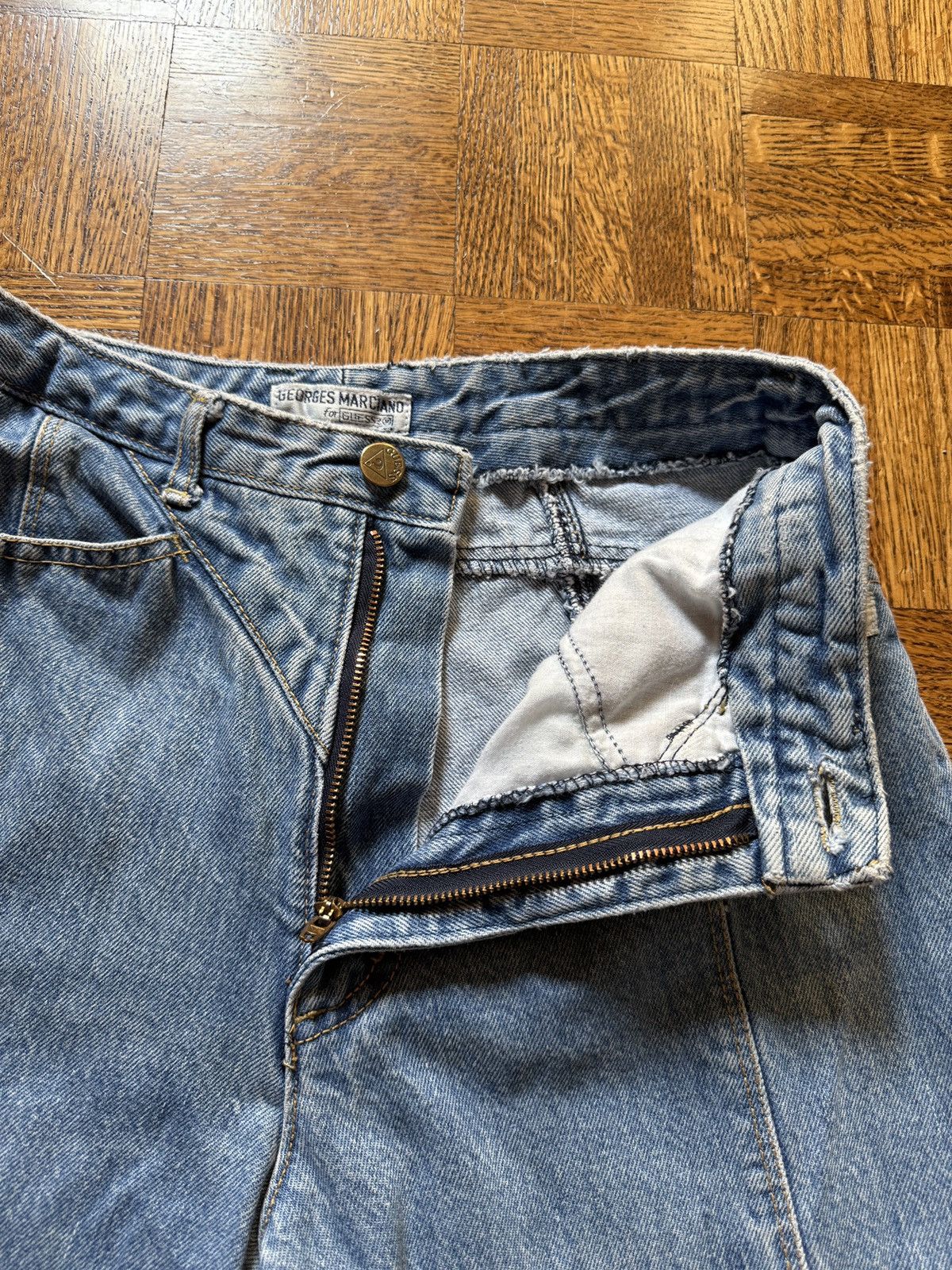 Guess Vintage Guess Georges Marciano Denim Jeans Size US 27 - 4 Thumbnail