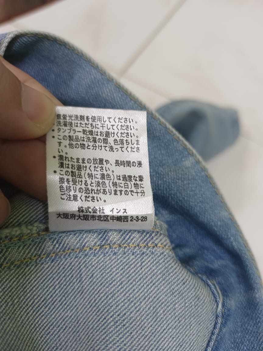 Gramicci × Vintage W33 Gramicci USA Single Belt Faded Blue Denim Jeans Retro Size US 33 - 22 Thumbnail