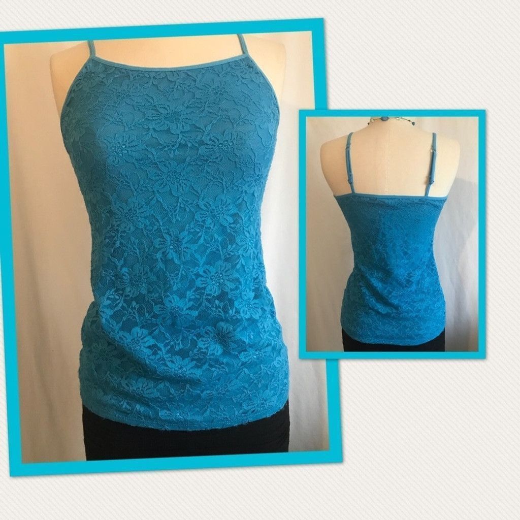 Energie Energie semi transparent lace tank top- camisole Size L / US 10 / IT 46 - 1 Preview