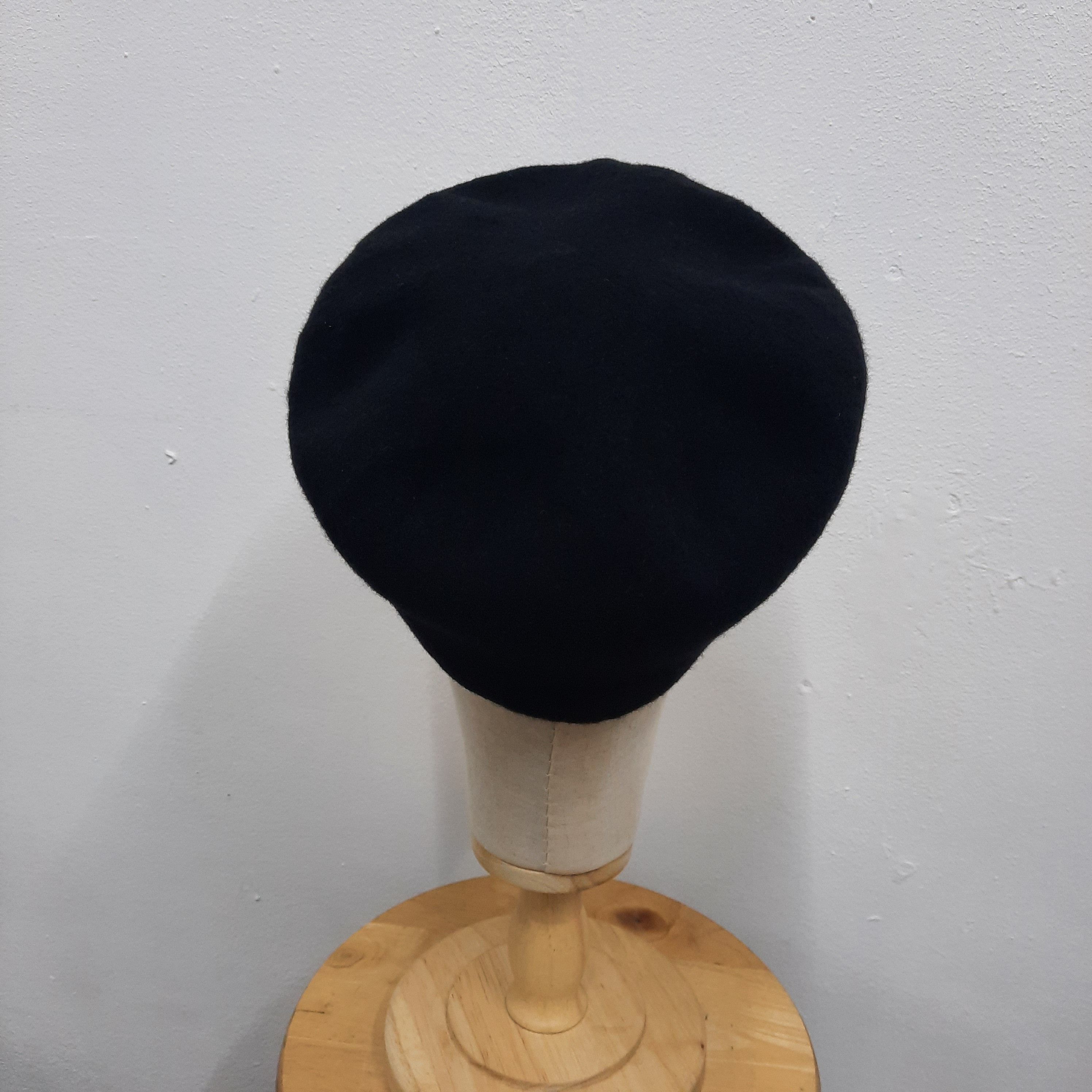 CA4LA 🎏 Japanese brand CA4LA made in japan black wool beret hat Size ONE SIZE - 3 Thumbnail