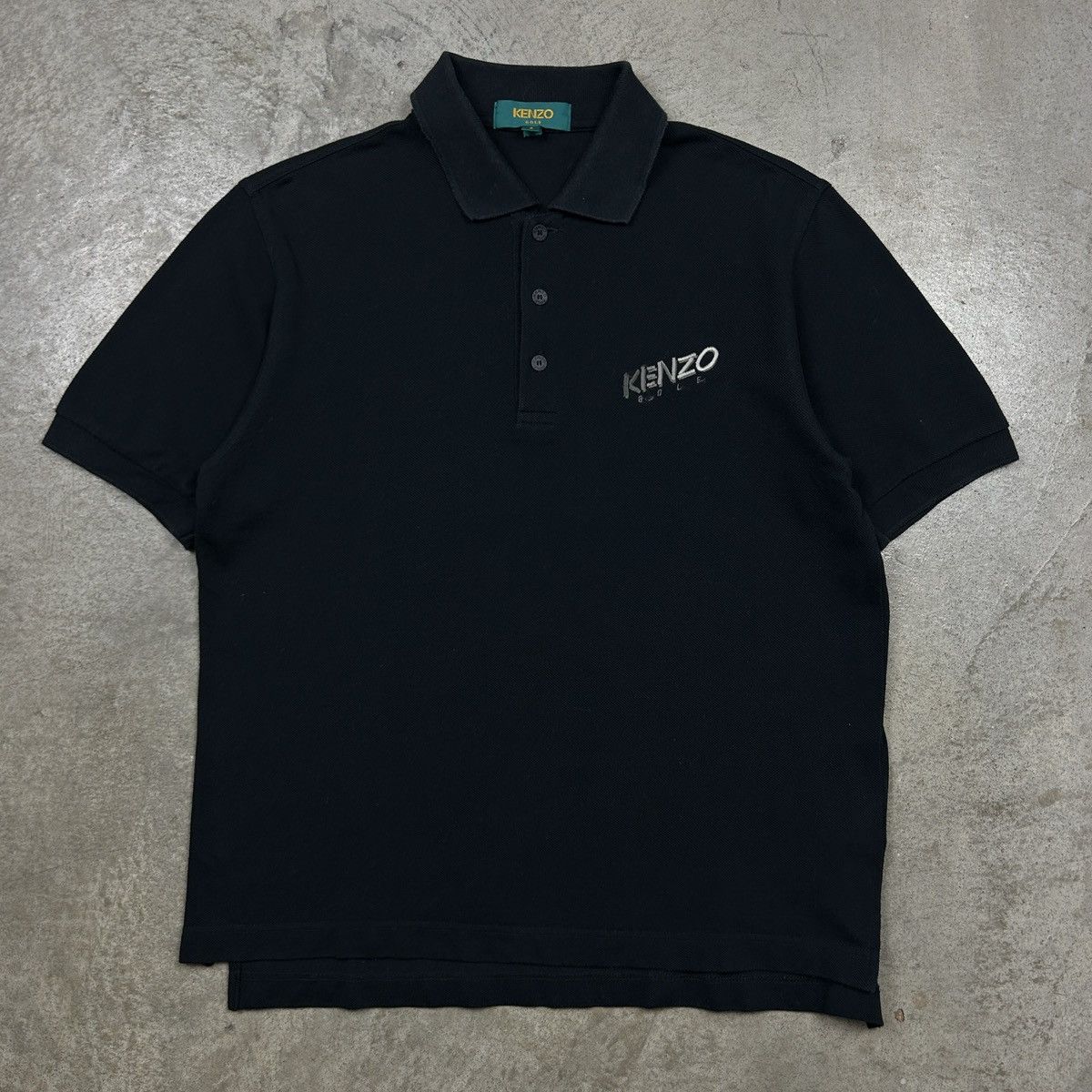 Kenzo × Vintage 1990s Kenzo Golf Black Polo Size US M / EU 48-50 / 2 - 9 Thumbnail