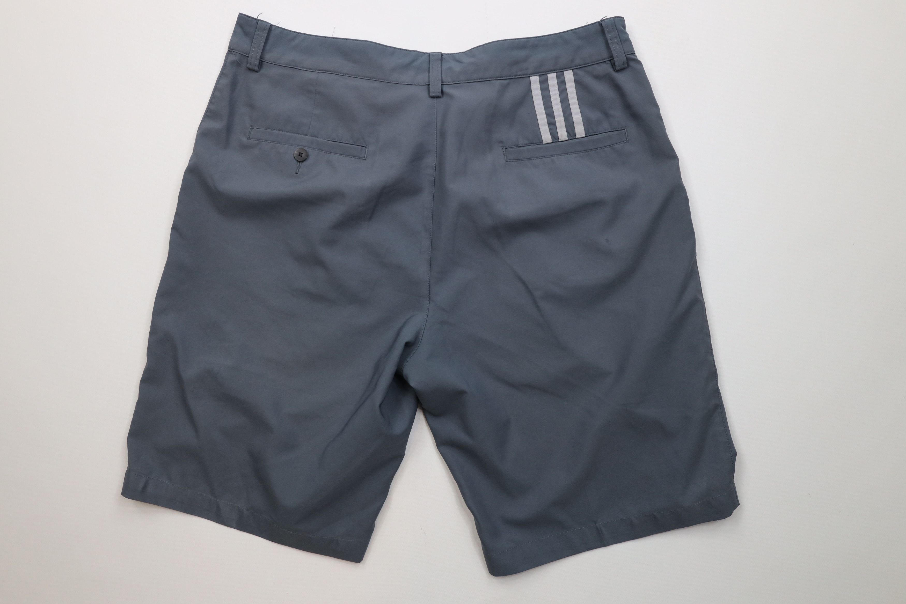 Adidas Adidas Golf Spell Out Tech Golfing Chino Shorts Gray Size US 34 / EU 50 - 10 Thumbnail