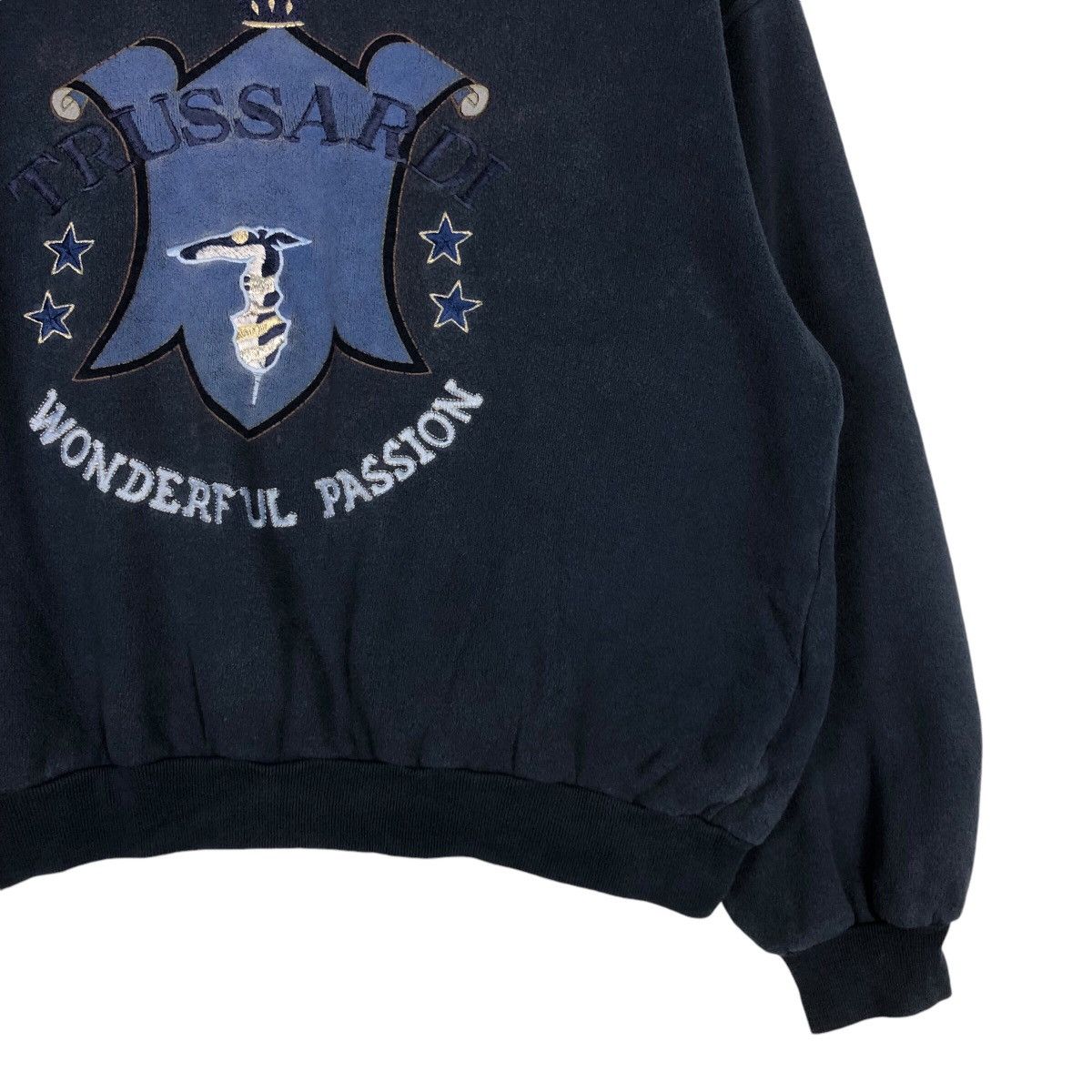 Japanese Brand × Trussardi × Vintage Vintage Trussardi Nice Design Sweatshirt Large Size US M / EU 48-50 / 2 - 4 Thumbnail